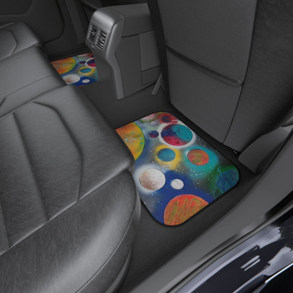 Galaxy Planets Car Floor Mats (Set of 4)