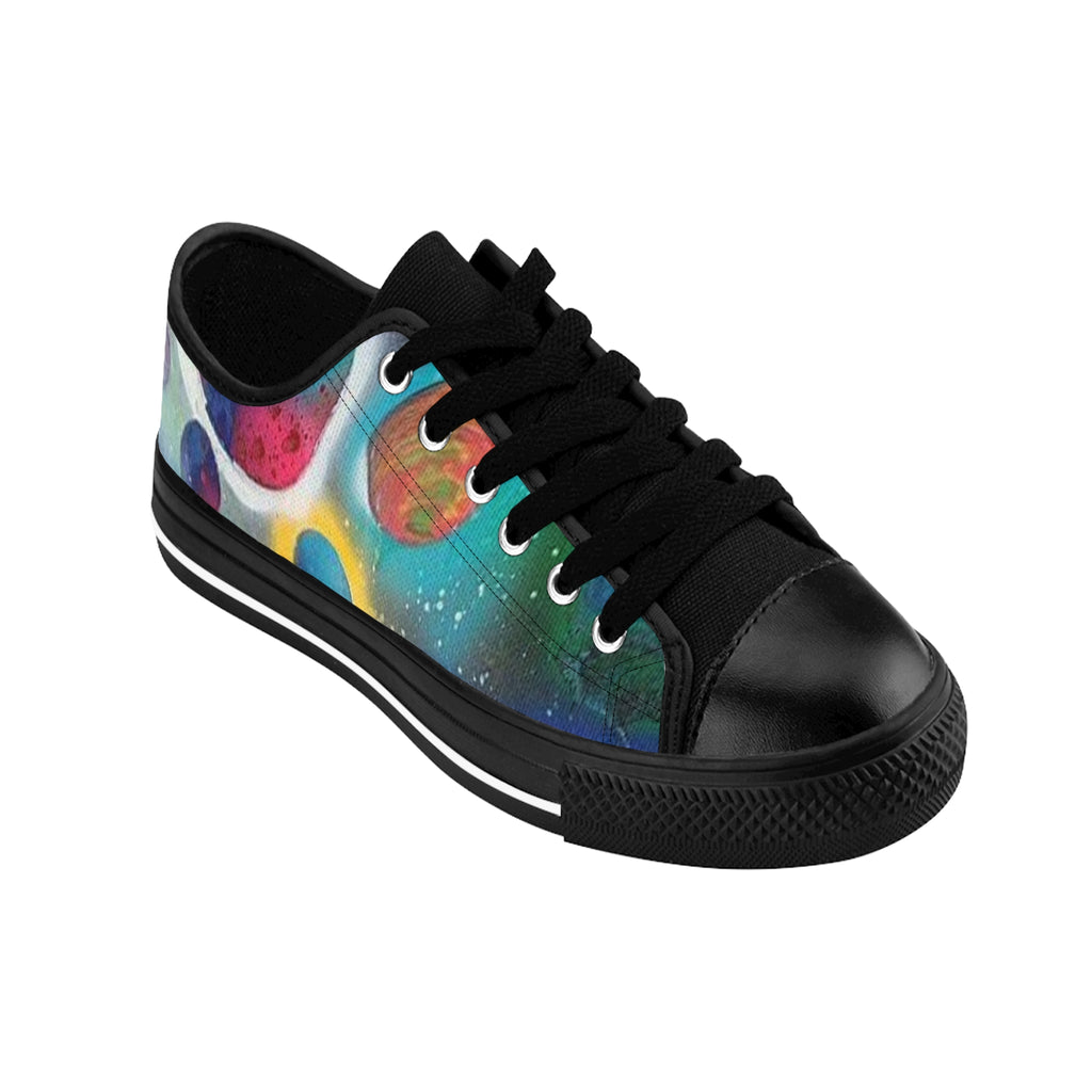 Galaxy Planets Men's Low-Top Sneakers