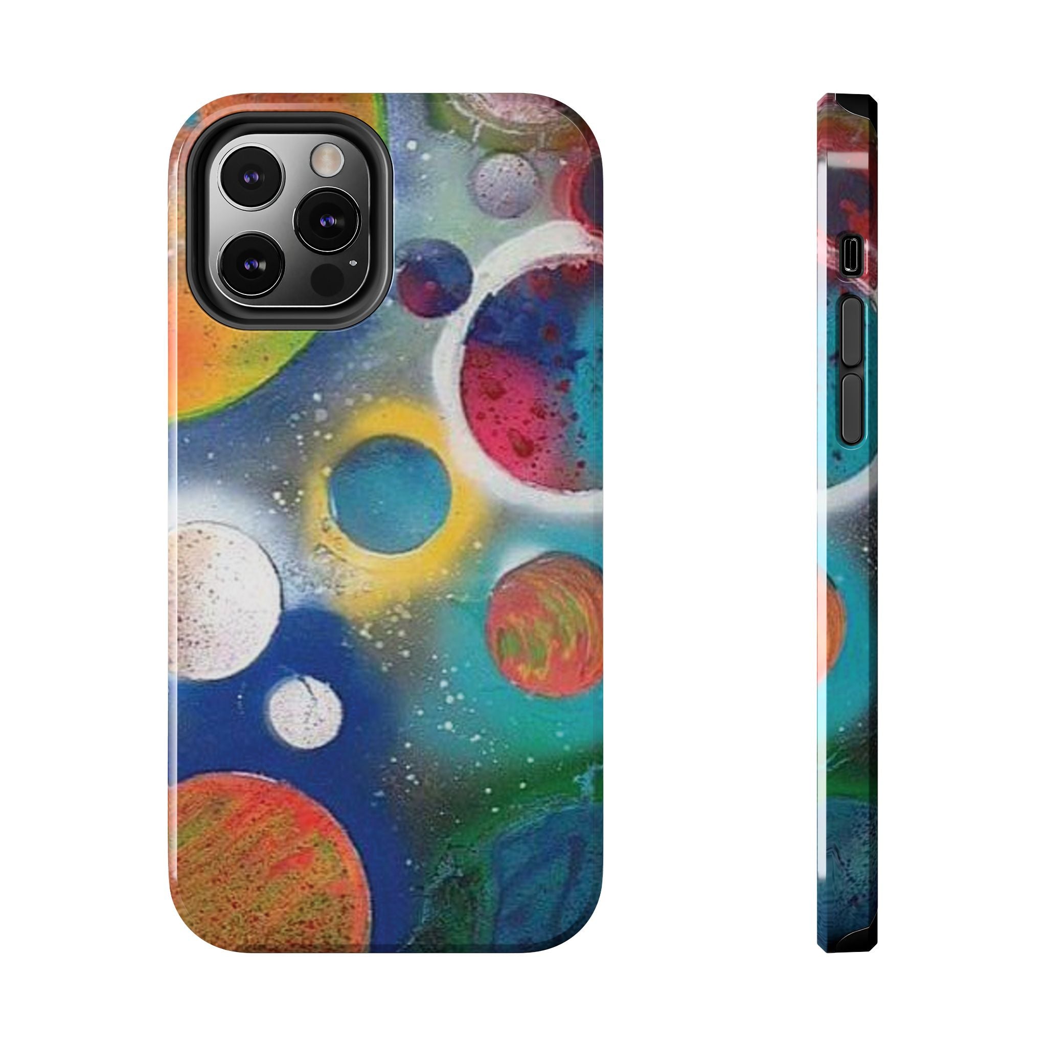 Galaxy Planets Themed Tough Phone Case (various phone options)