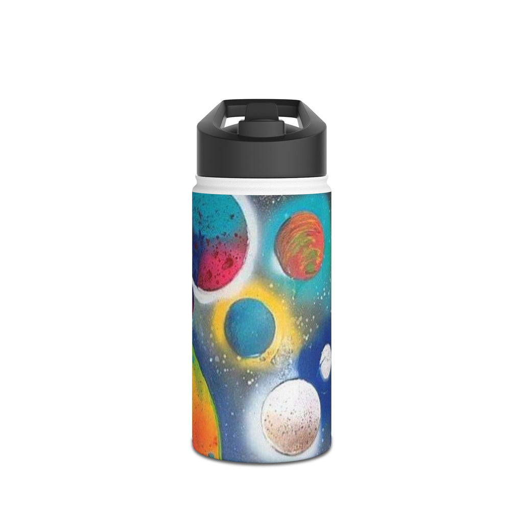 Galaxy Planets Stainless Steel Water Bottle