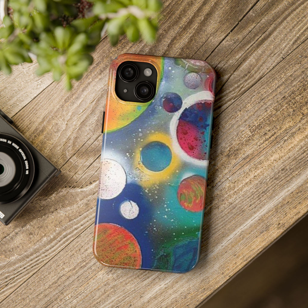 Galaxy Planets Themed Tough Phone Case (various phone options)