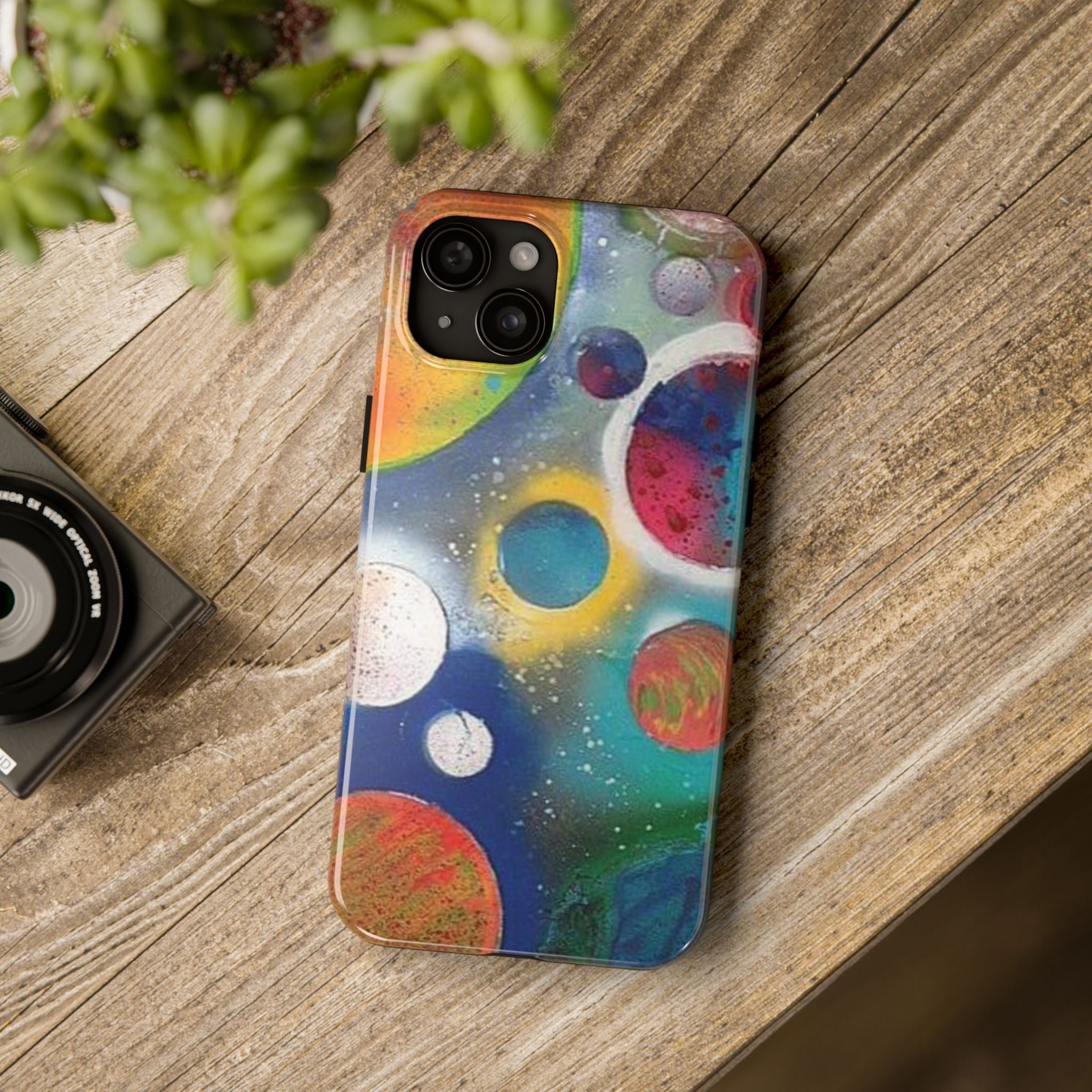 Galaxy Planets Themed Tough Phone Case (various phone options)