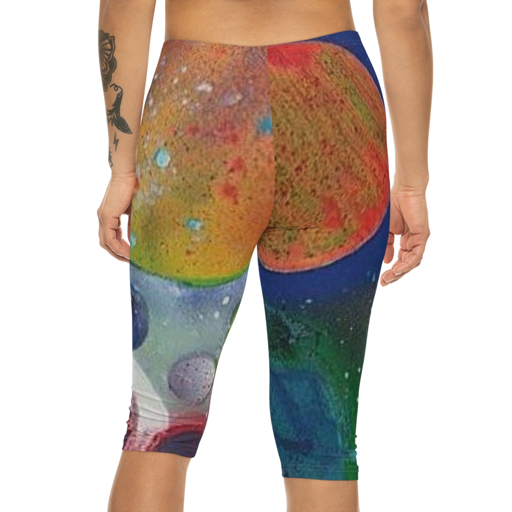 Galaxy Planets Capri Leggings
