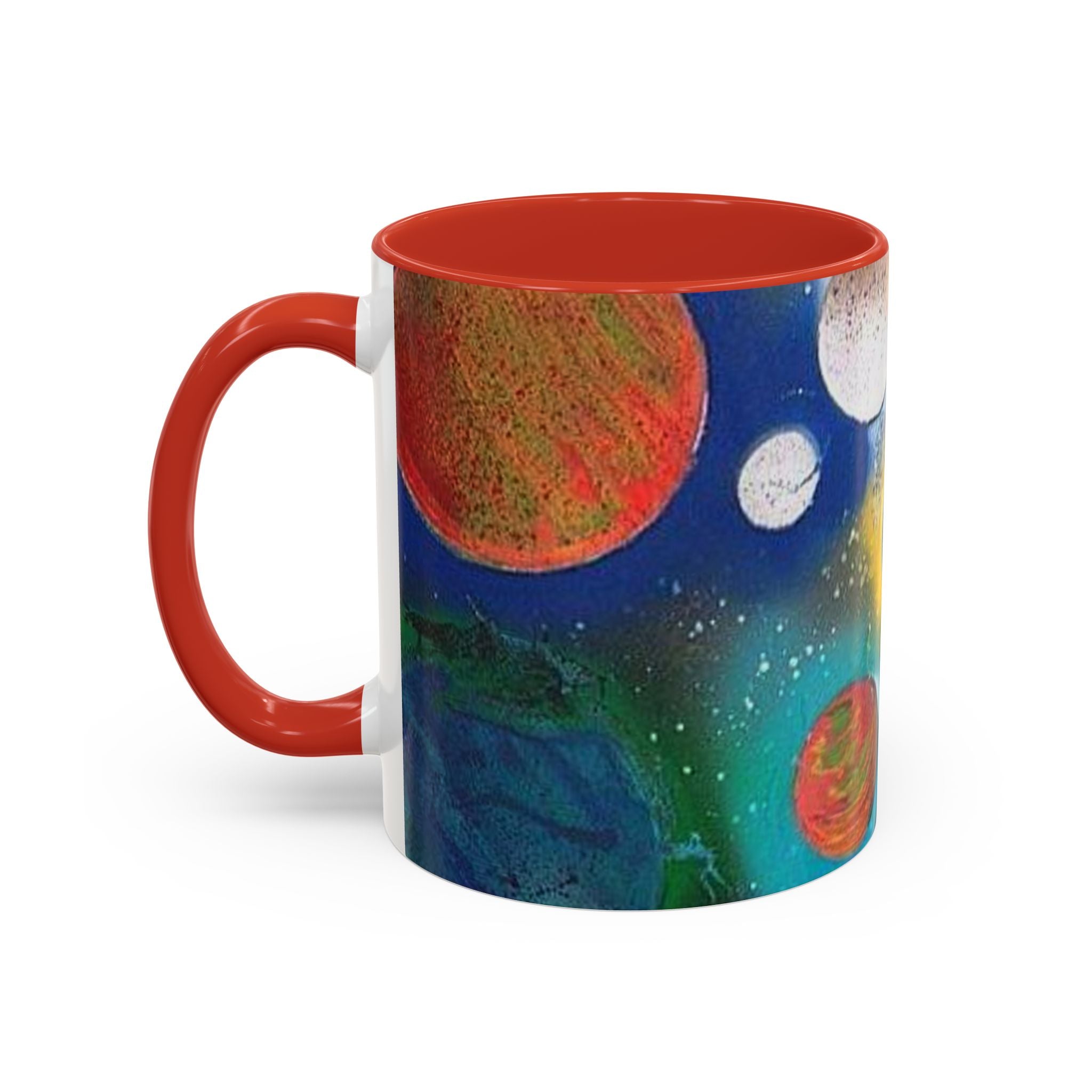 Galaxy Planets Accent Coffee Mug (11/15oz)
