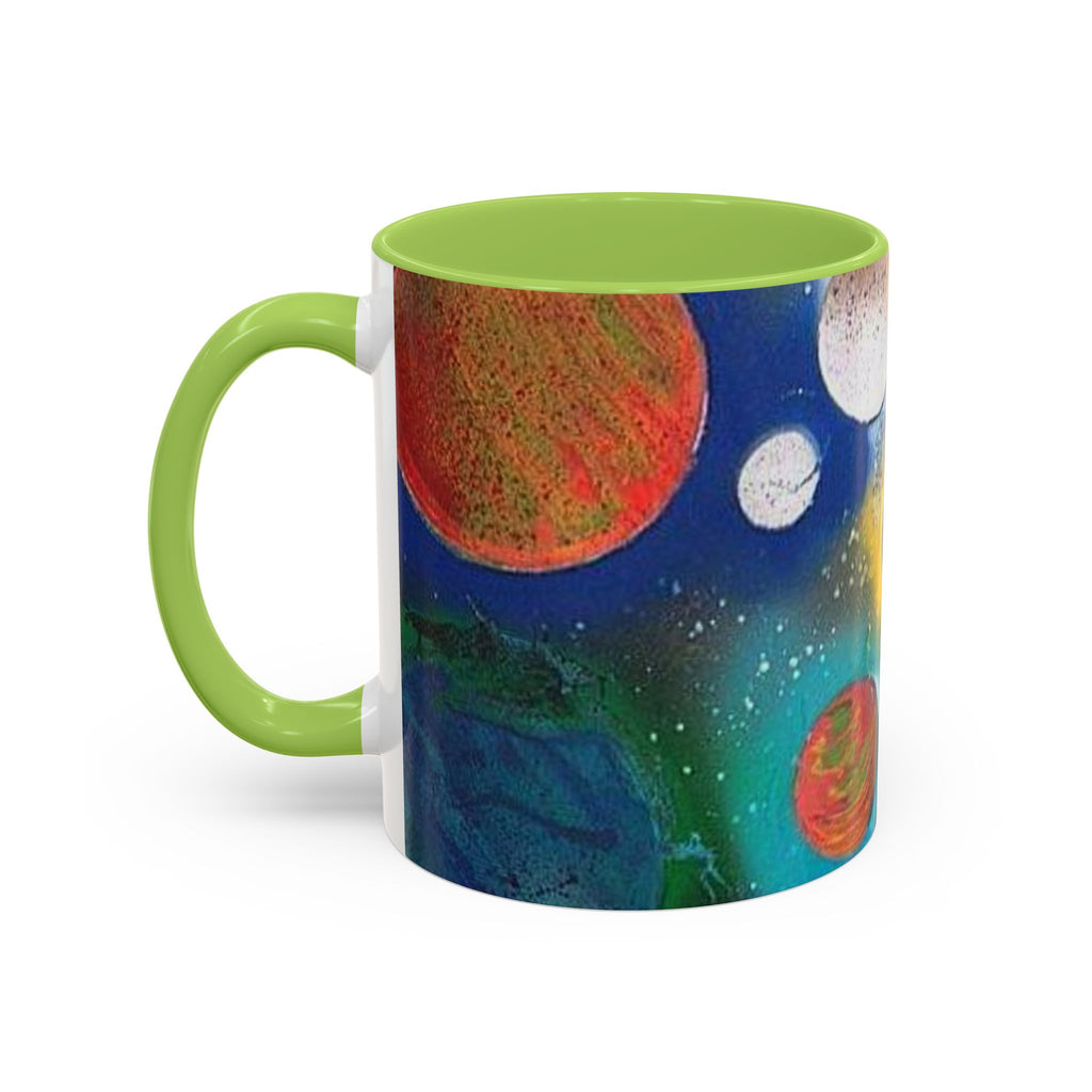 Galaxy Planets Accent Coffee Mug (11/15oz)