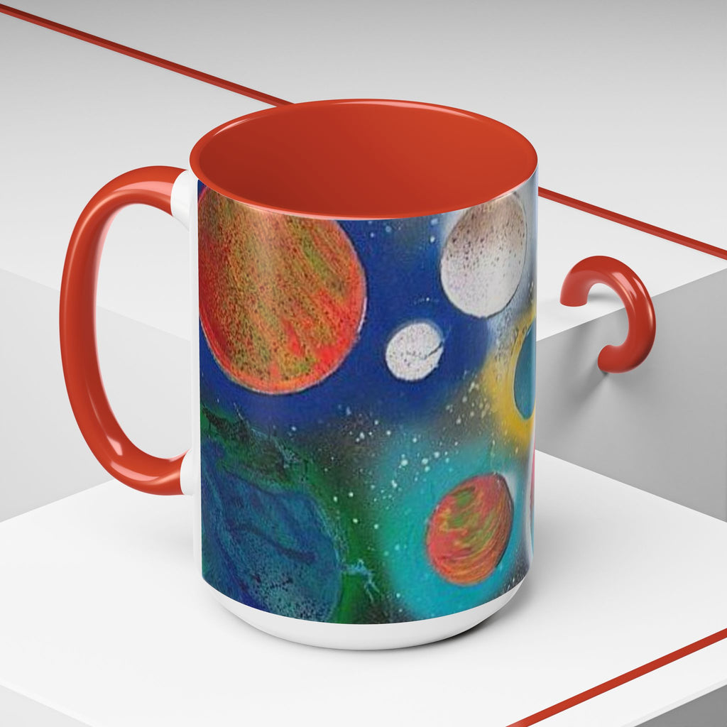 Galaxy Planets Accent Coffee Mug (11/15oz)