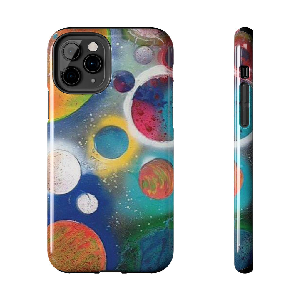 Galaxy Planets Themed Tough Phone Case (various phone options)