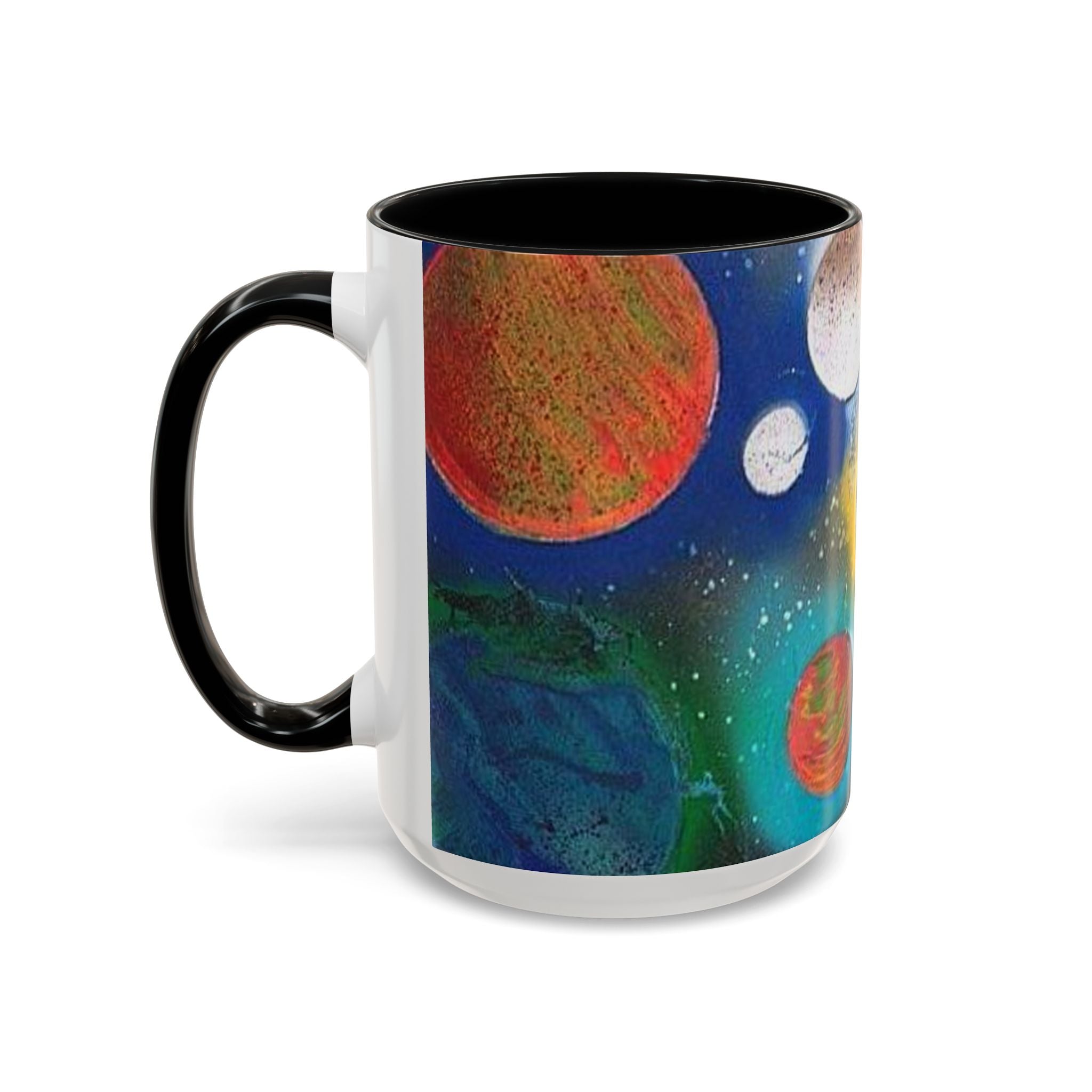 Galaxy Planets Accent Coffee Mug (11/15oz)
