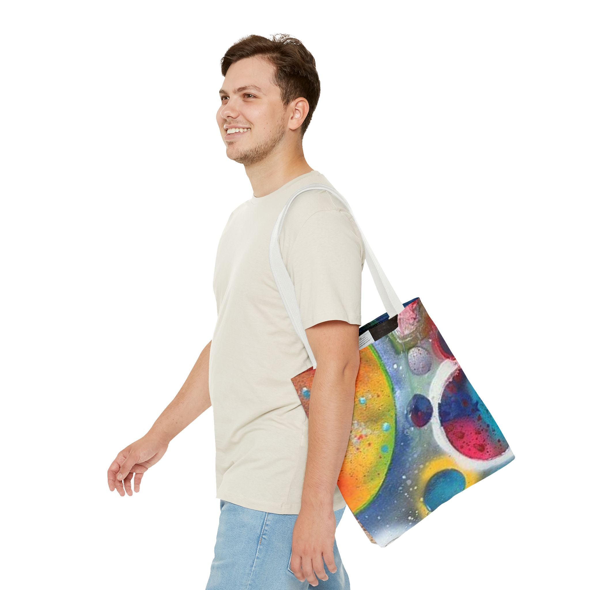 Galaxy Planets Tote Bag