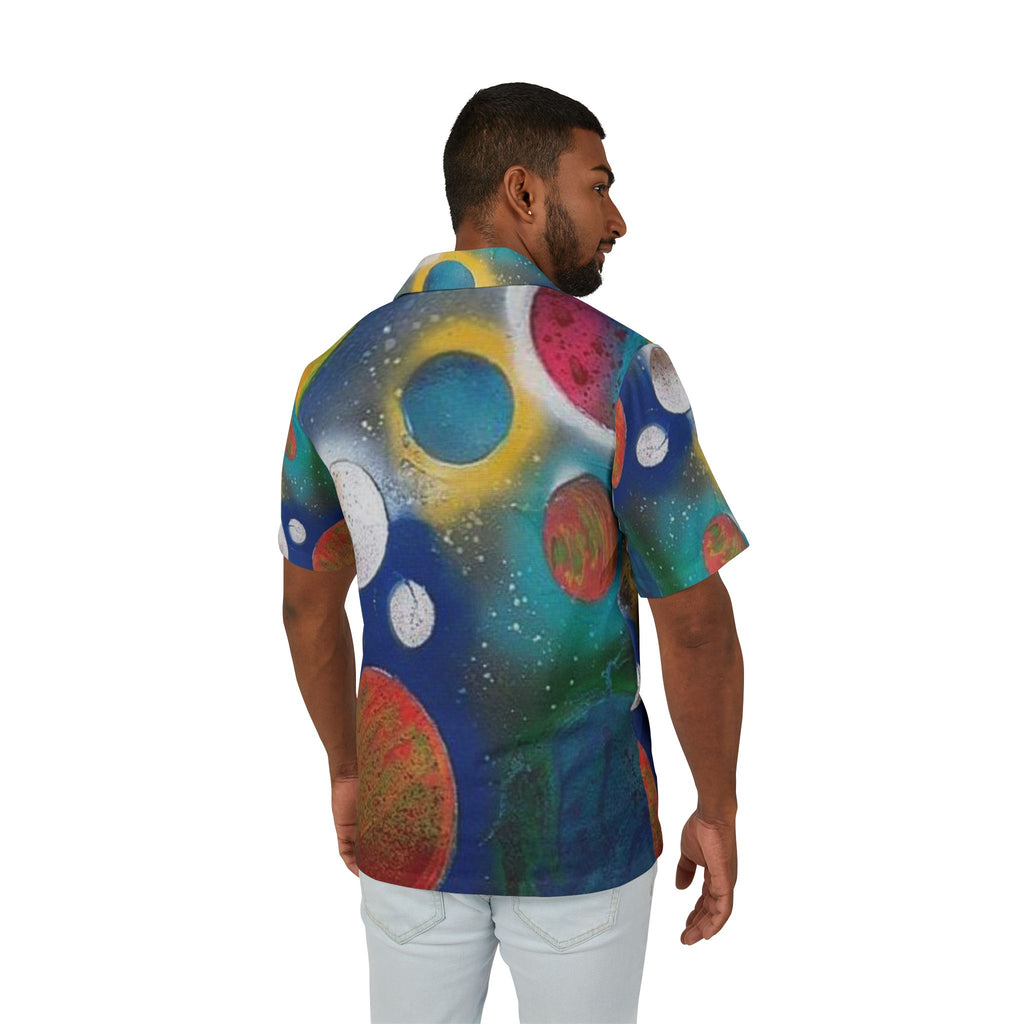 Galaxy Planets Paradise Hawaiian Shirt