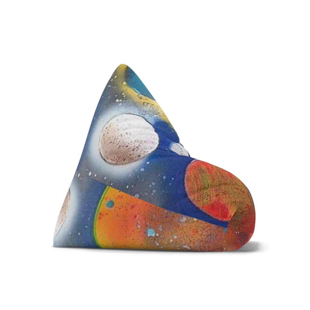 Galaxy Planets Bean Bag Slip Cover
