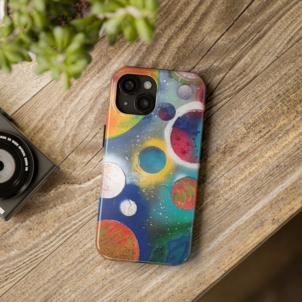 Galaxy Planets Themed Tough Phone Case (various phone options)