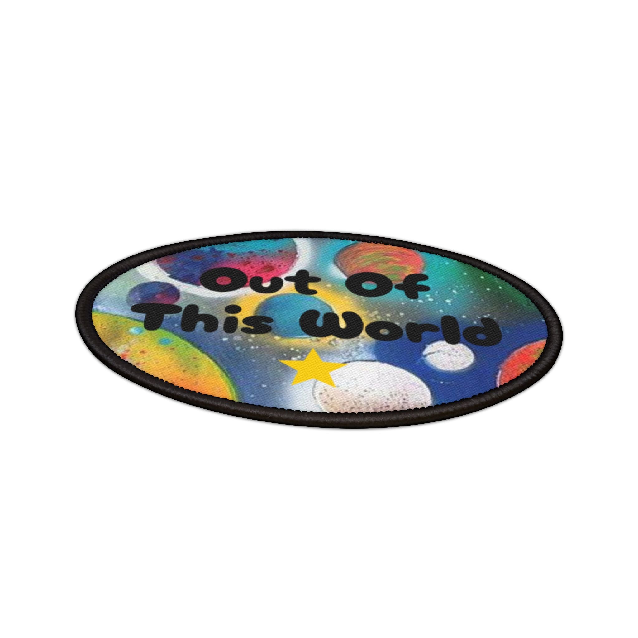 Galaxy Planets "Out Of This World" Iron-On Patch