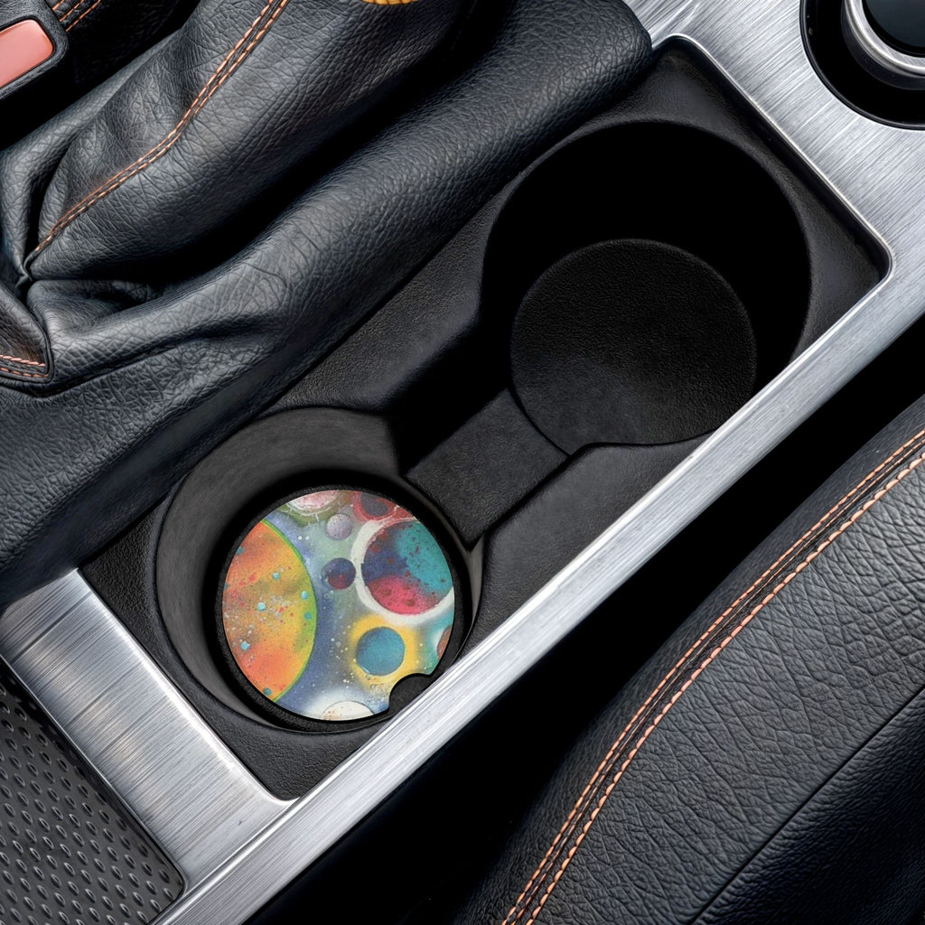 Galaxy Planets Soapstone Car Coaster
