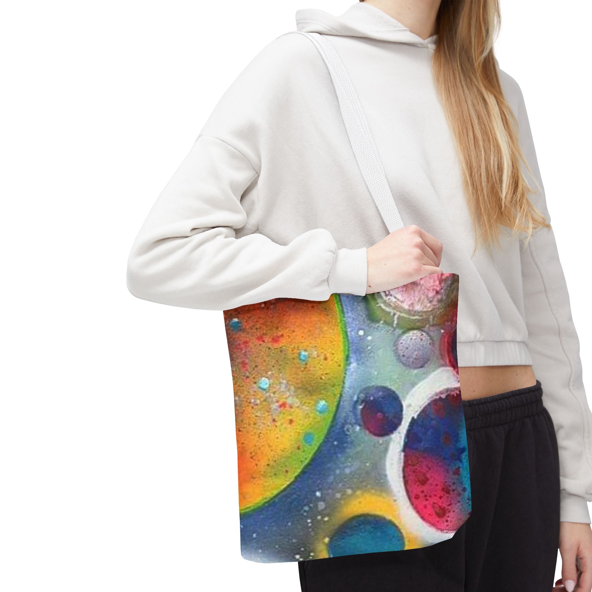 Galaxy Planets Tote Bag