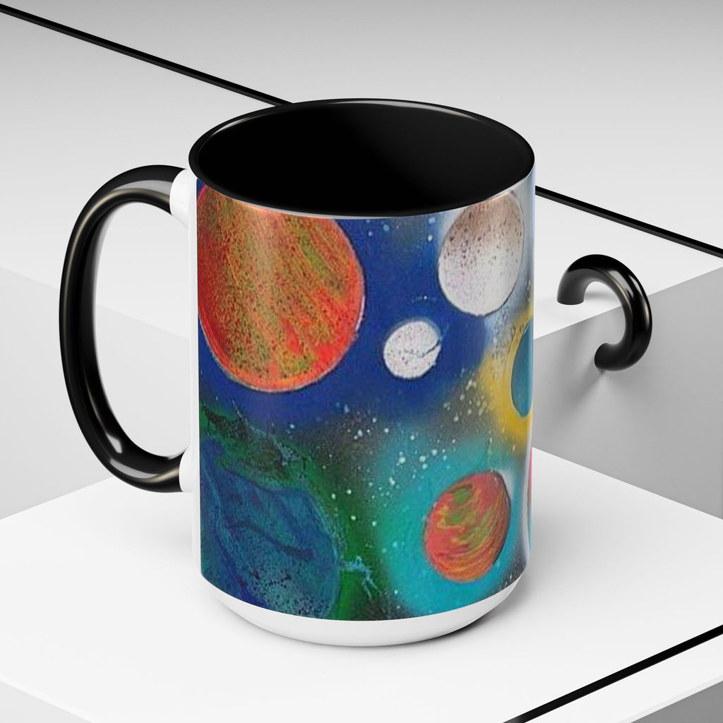 Galaxy Planets Accent Coffee Mug (11/15oz)
