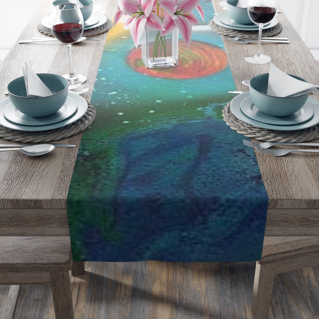 Galaxy Planets Table Runner