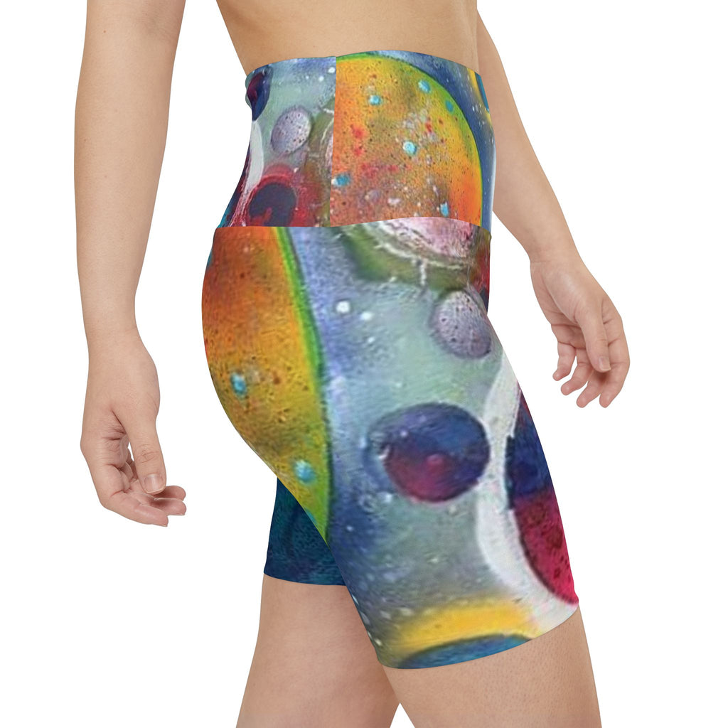 Galaxy Planets Women's Workout Shorts