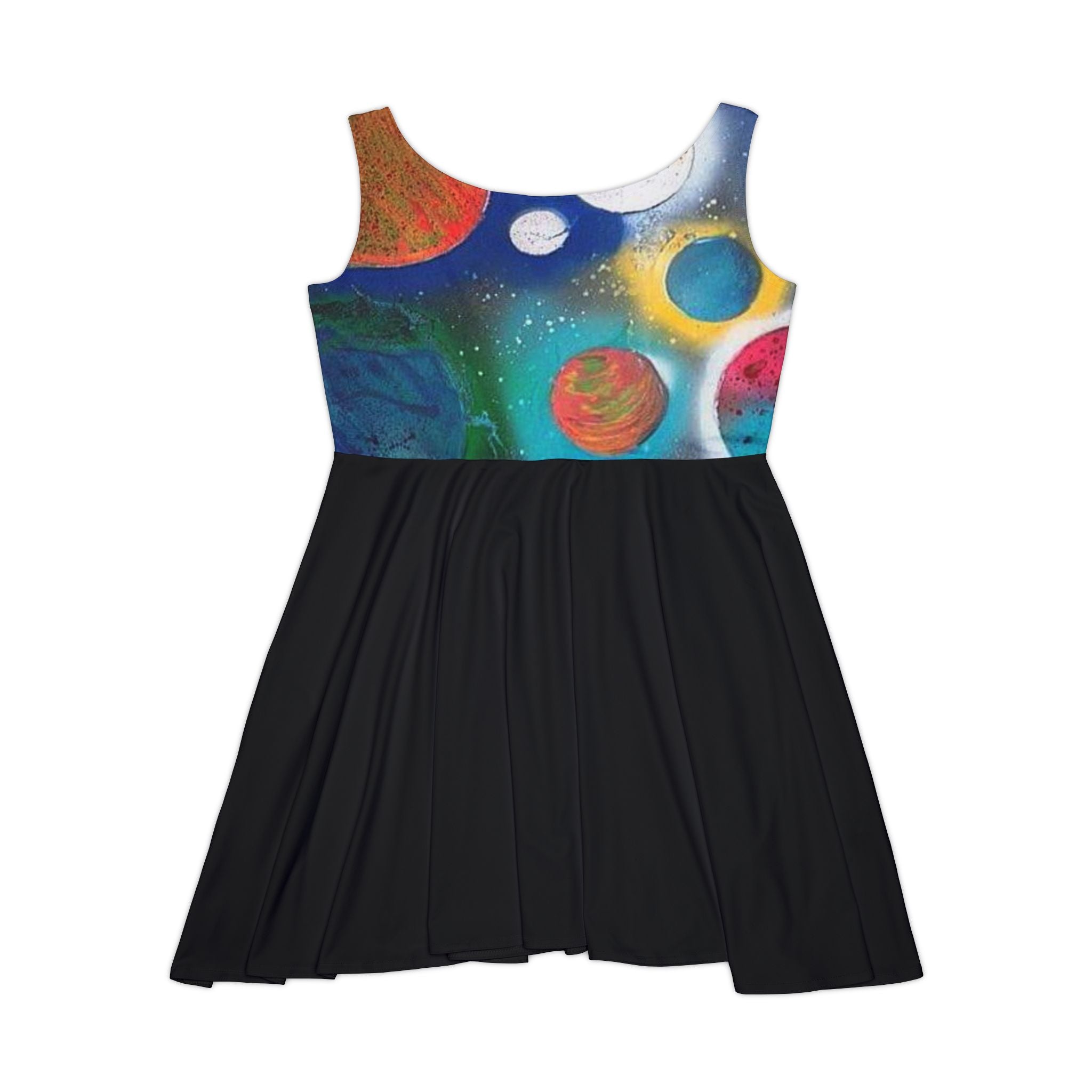 Galaxy Planets Skater Dress
