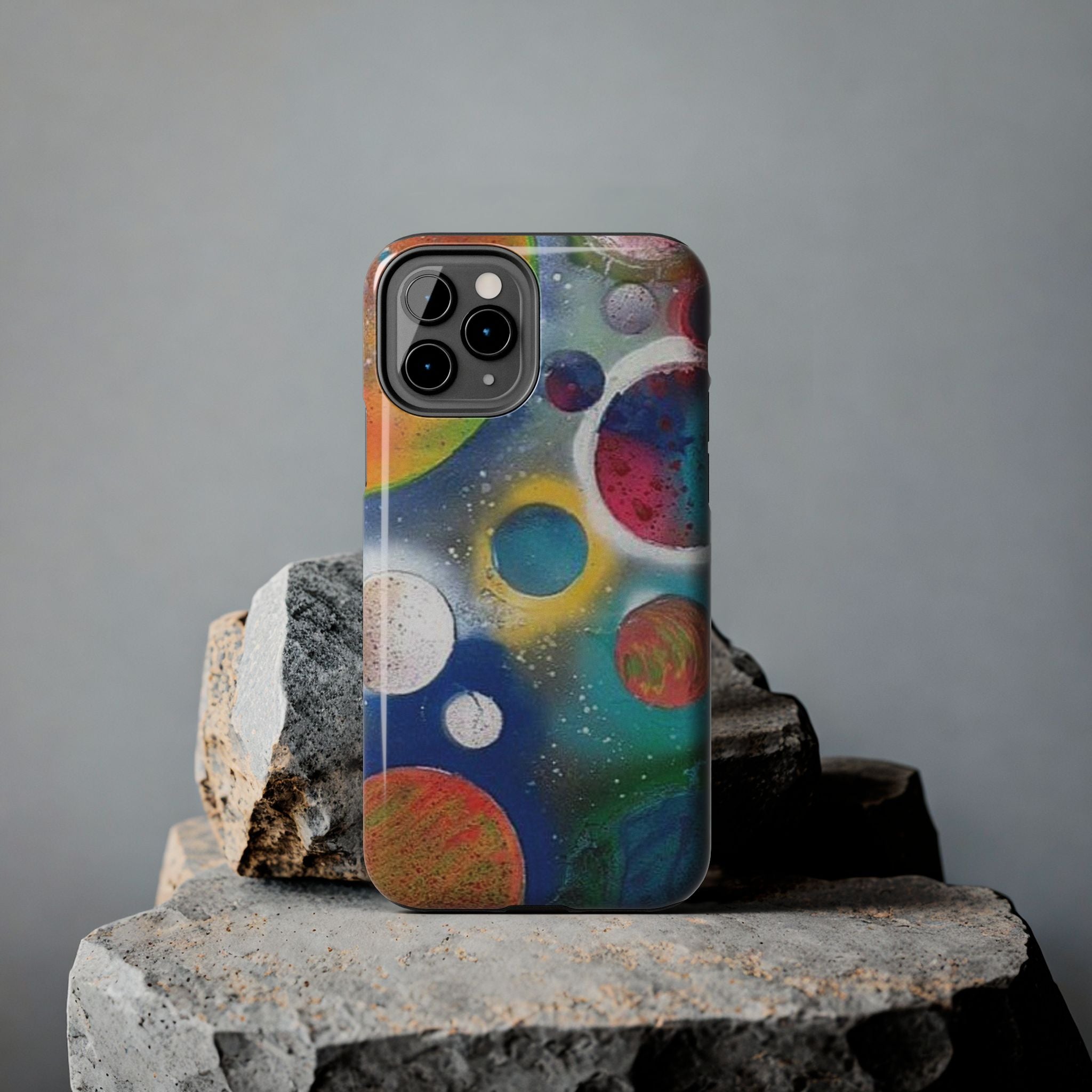 Galaxy Planets Themed Tough Phone Case (various phone options)