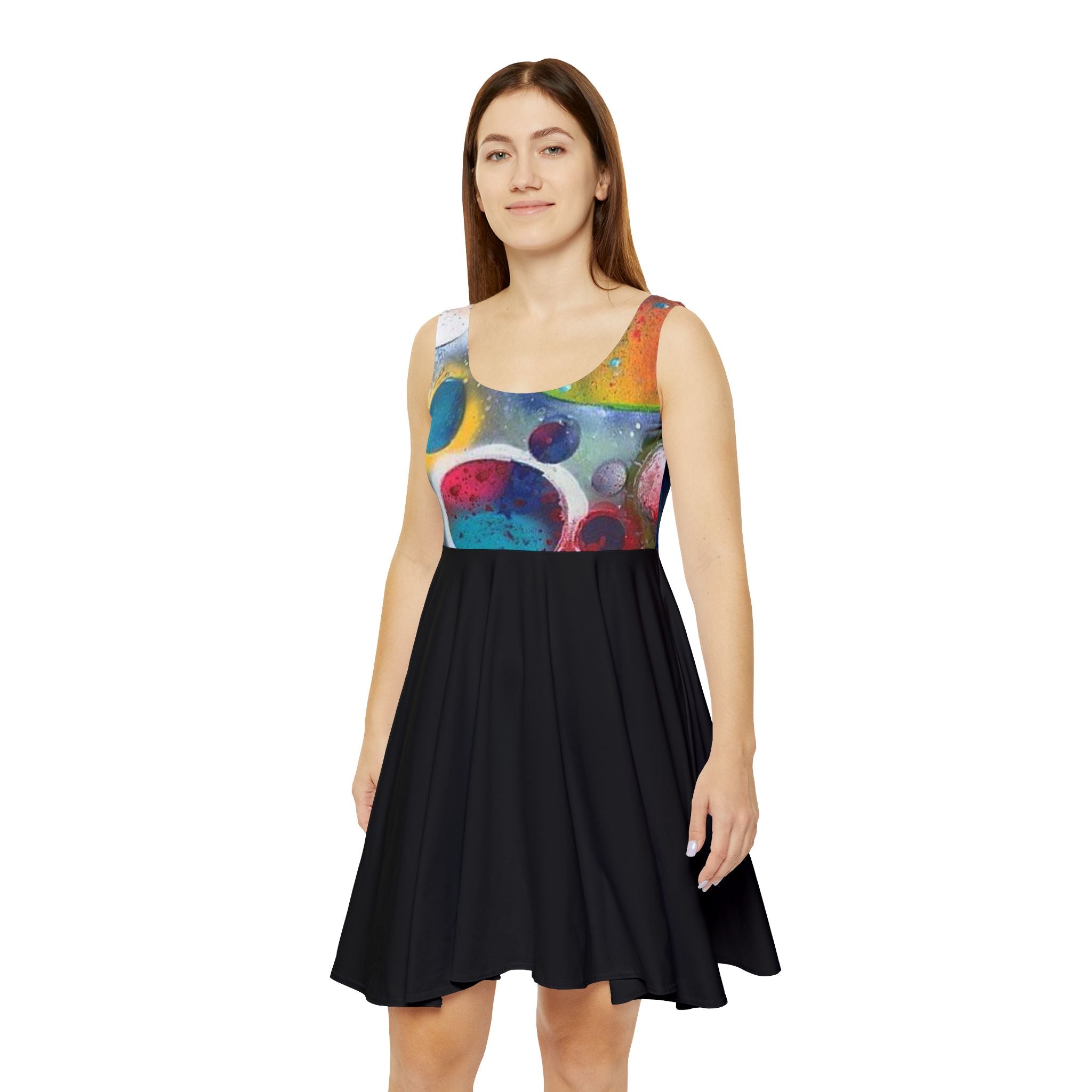 Galaxy Planets Skater Dress