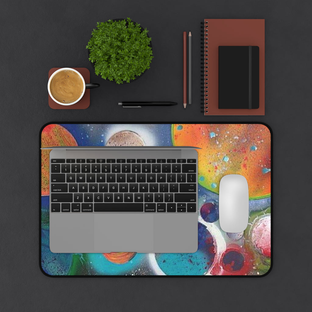 Galaxy Planets Desk Mat