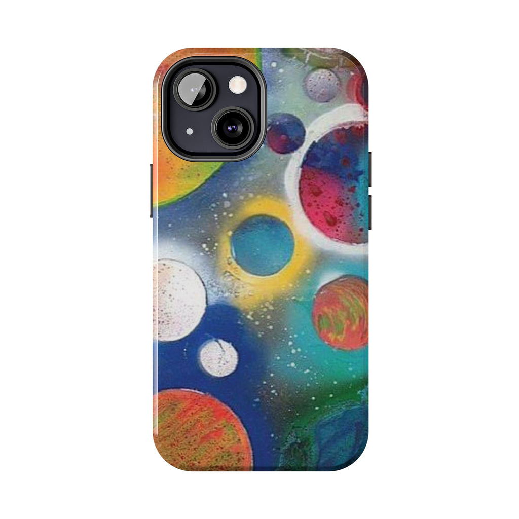 Galaxy Planets Themed Tough Phone Case (various phone options)