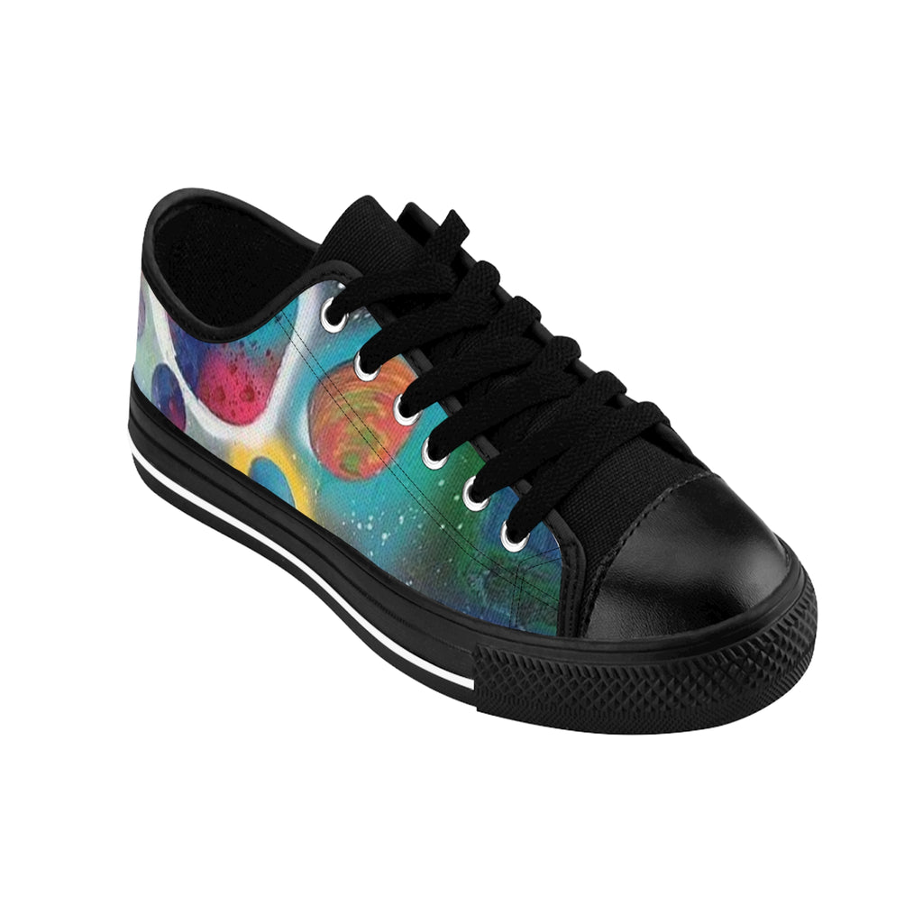 Galaxy Planets Women's Low-Top Sneakers