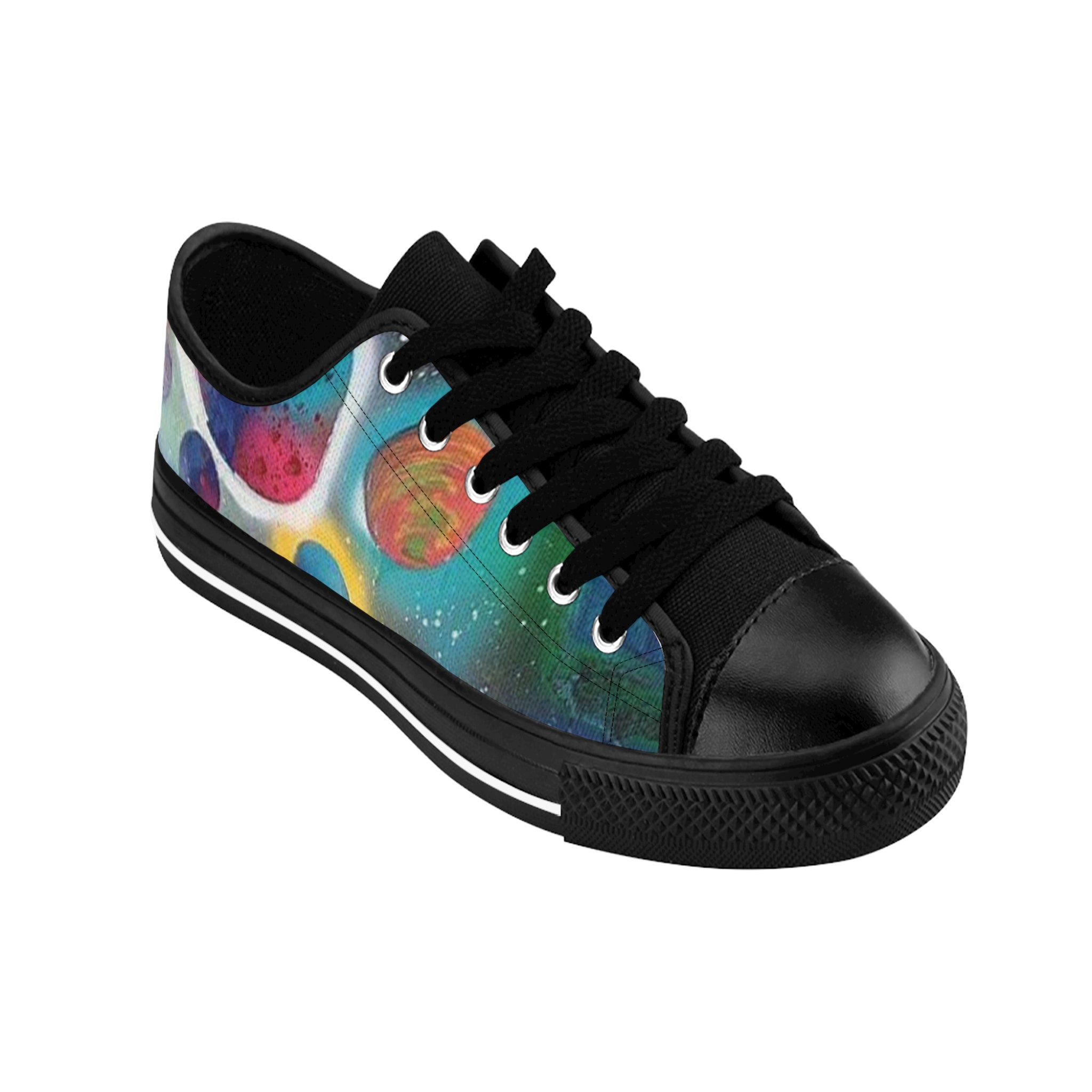 Galaxy Planets Women's Low-Top Sneakers