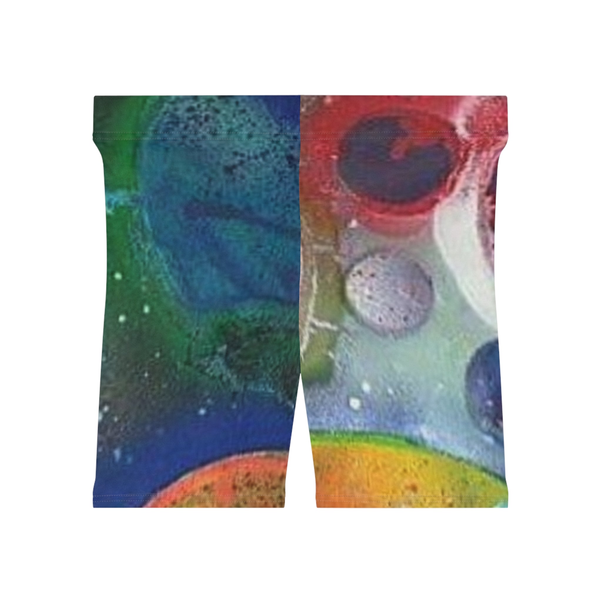 Galaxy Planets Women's Biker Shorts