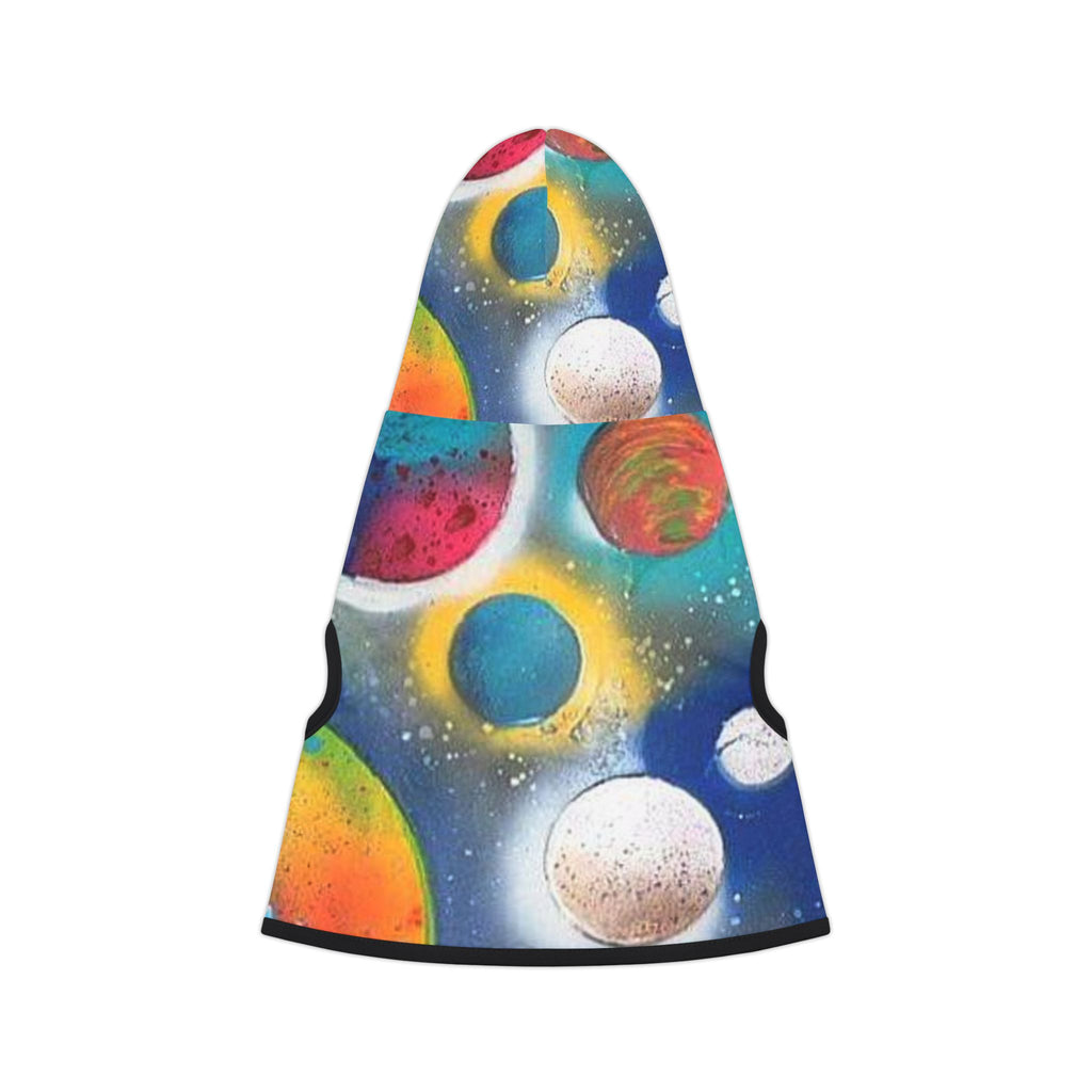 Galaxy Planets Pet Hoodie