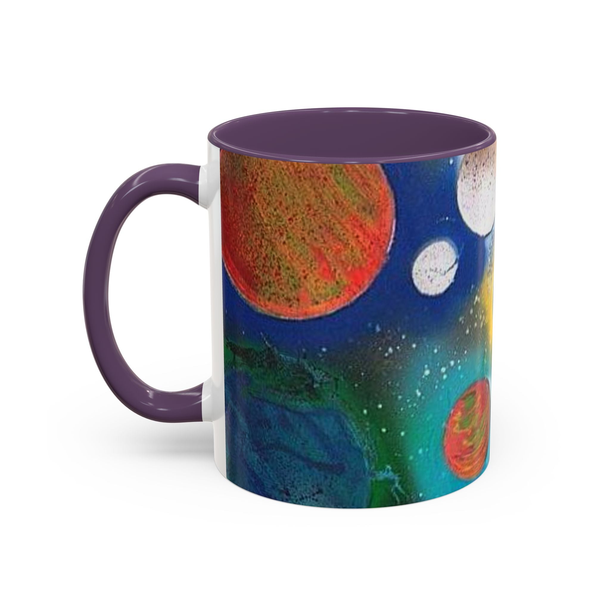 Galaxy Planets Accent Coffee Mug (11/15oz)