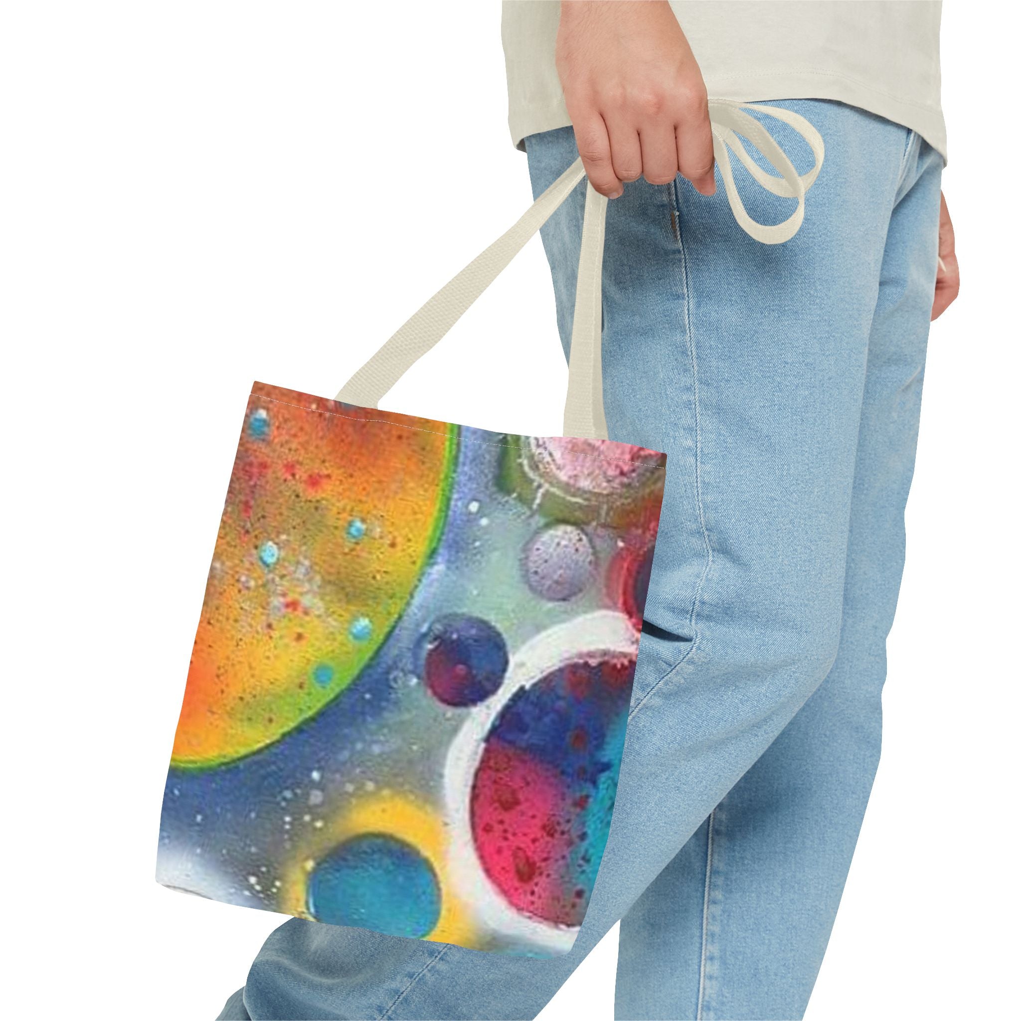 Galaxy Planets Tote Bag