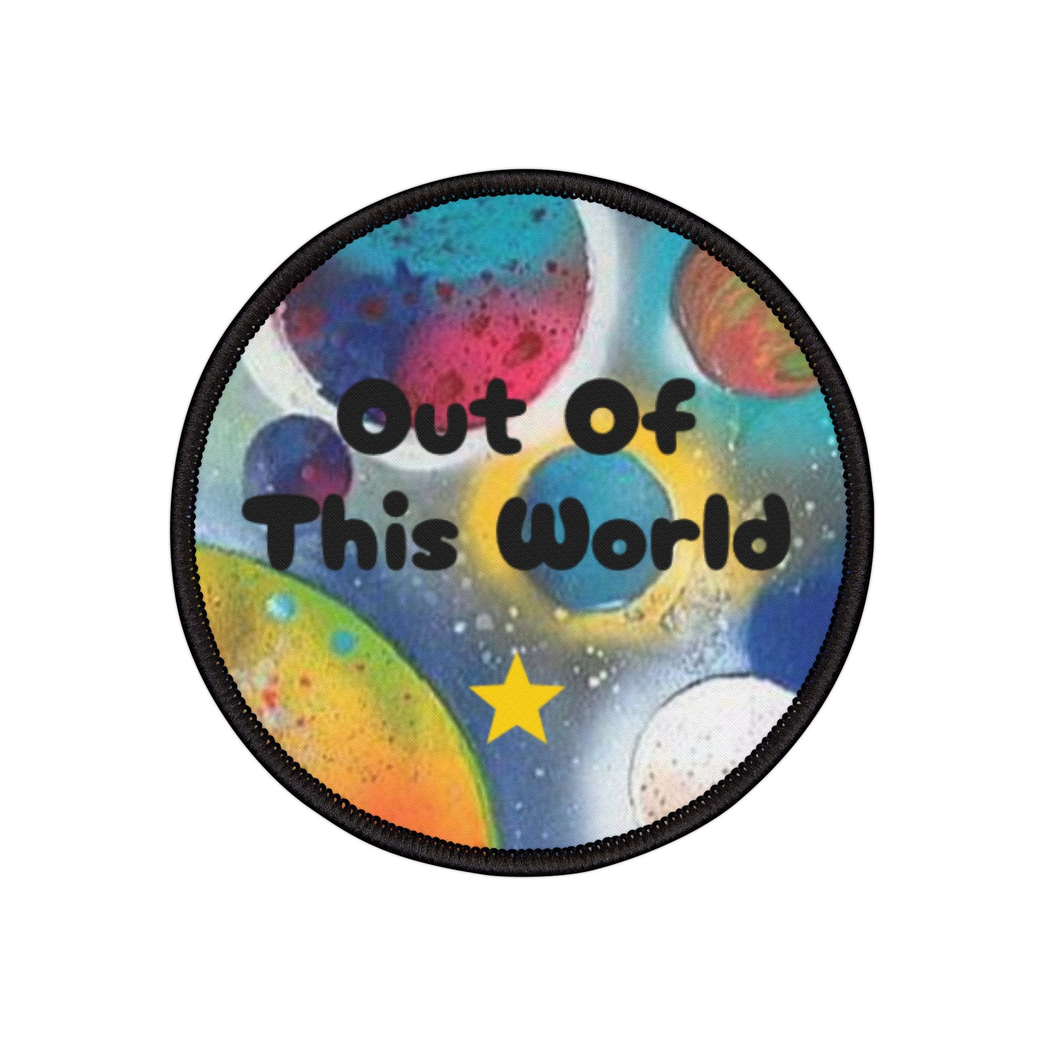 Galaxy Planets "Out Of This World" Iron-On Patch