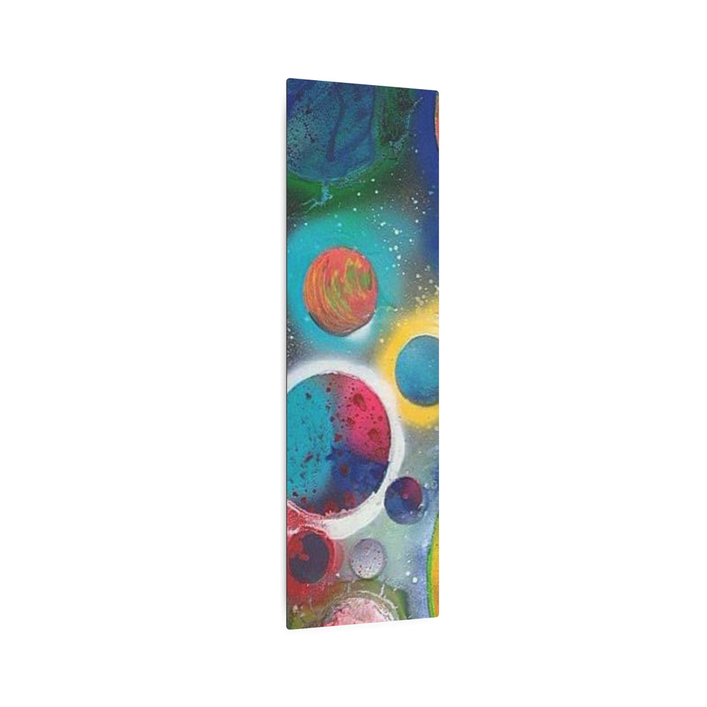 Galaxy Planets Metal Art Sign