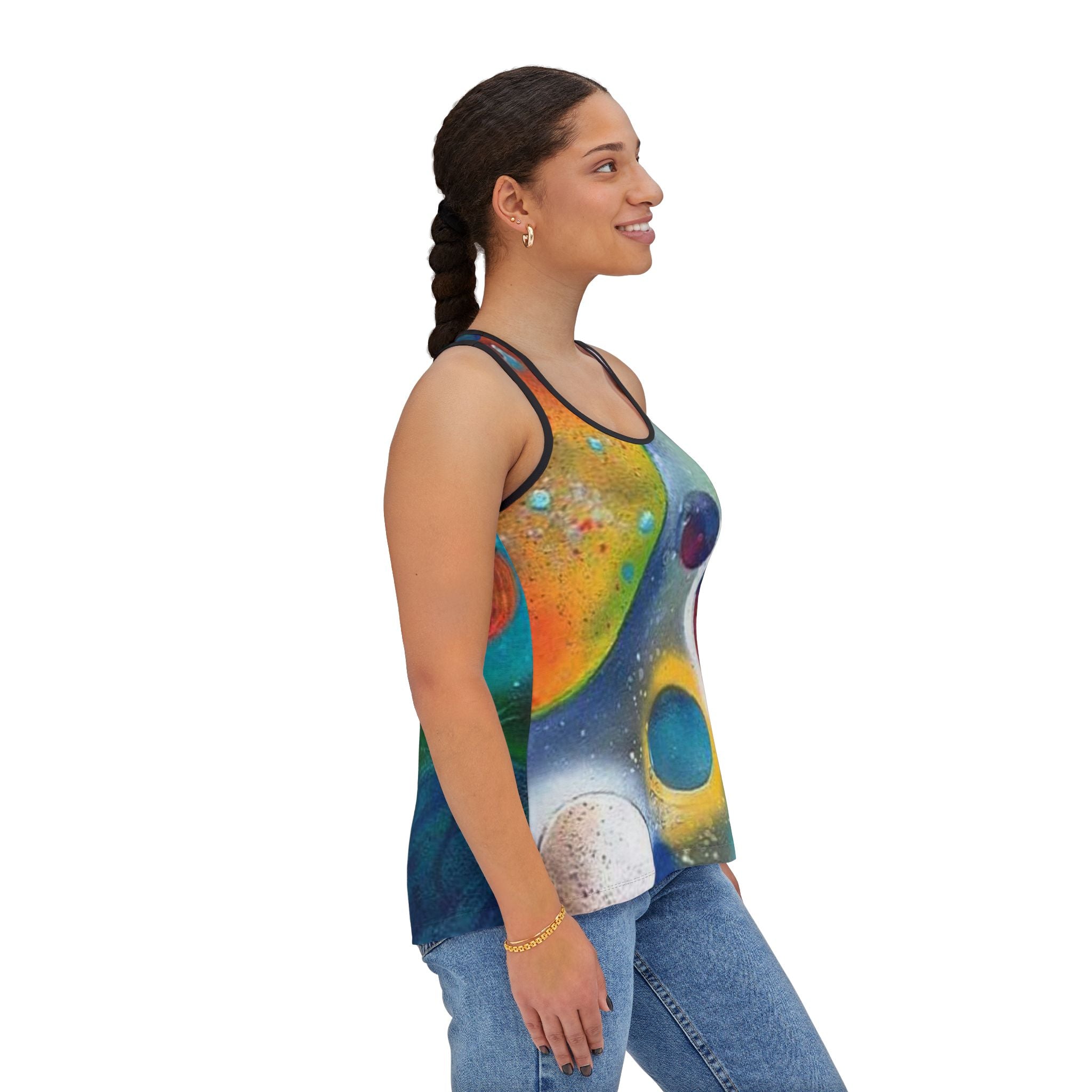 Galaxy Planets Women's Tank Top