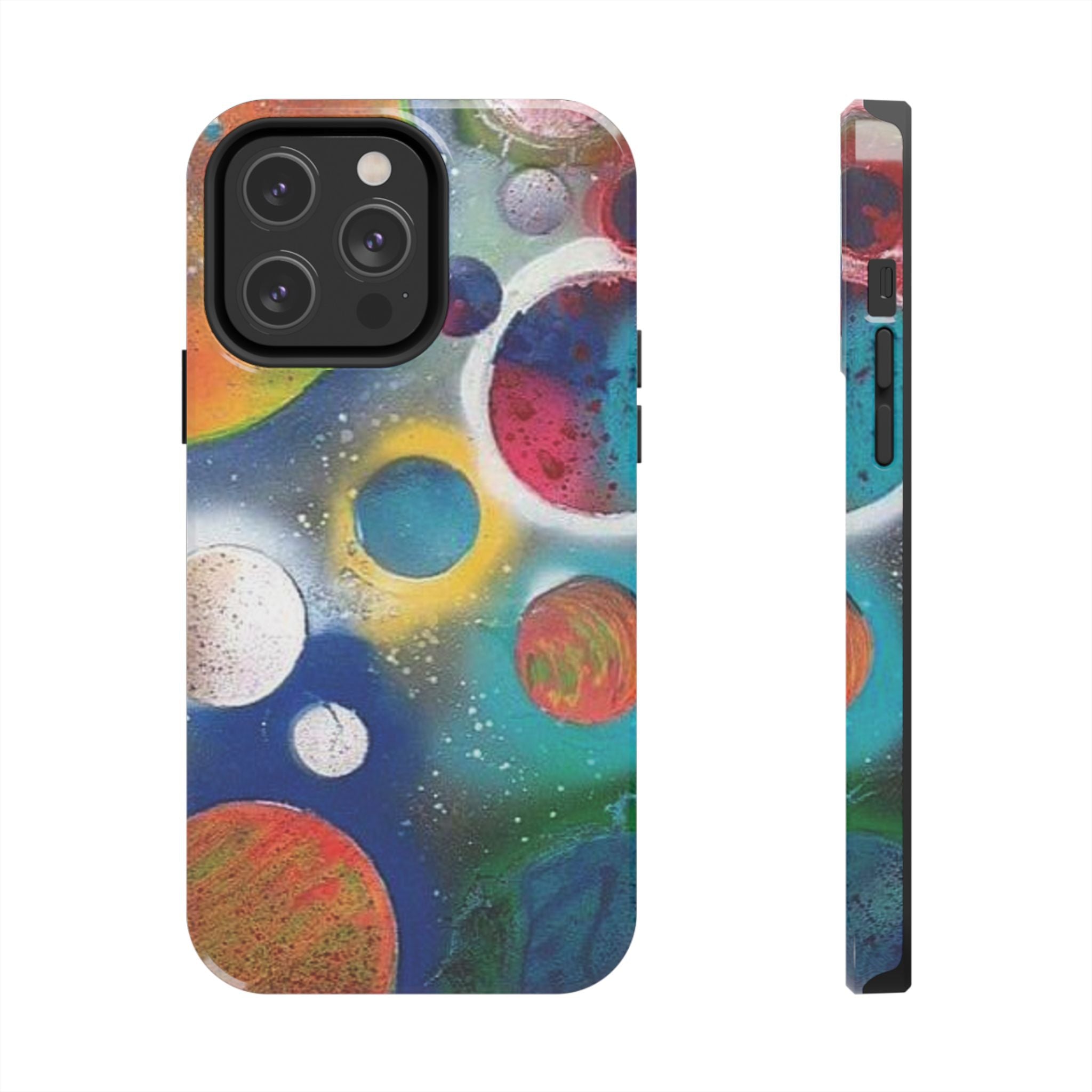 Galaxy Planets Themed Tough Phone Case (various phone options)