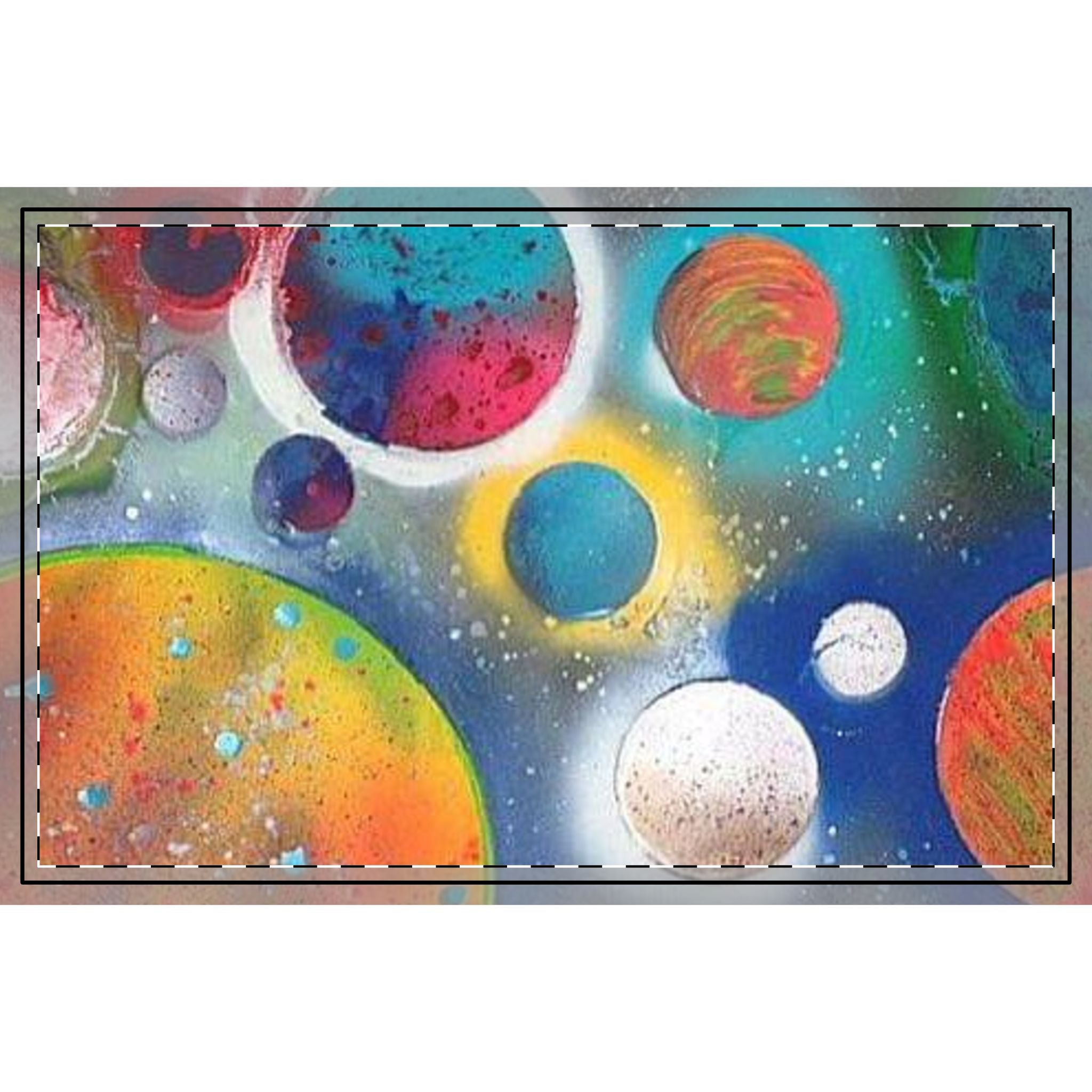 Galaxy Planets Rug