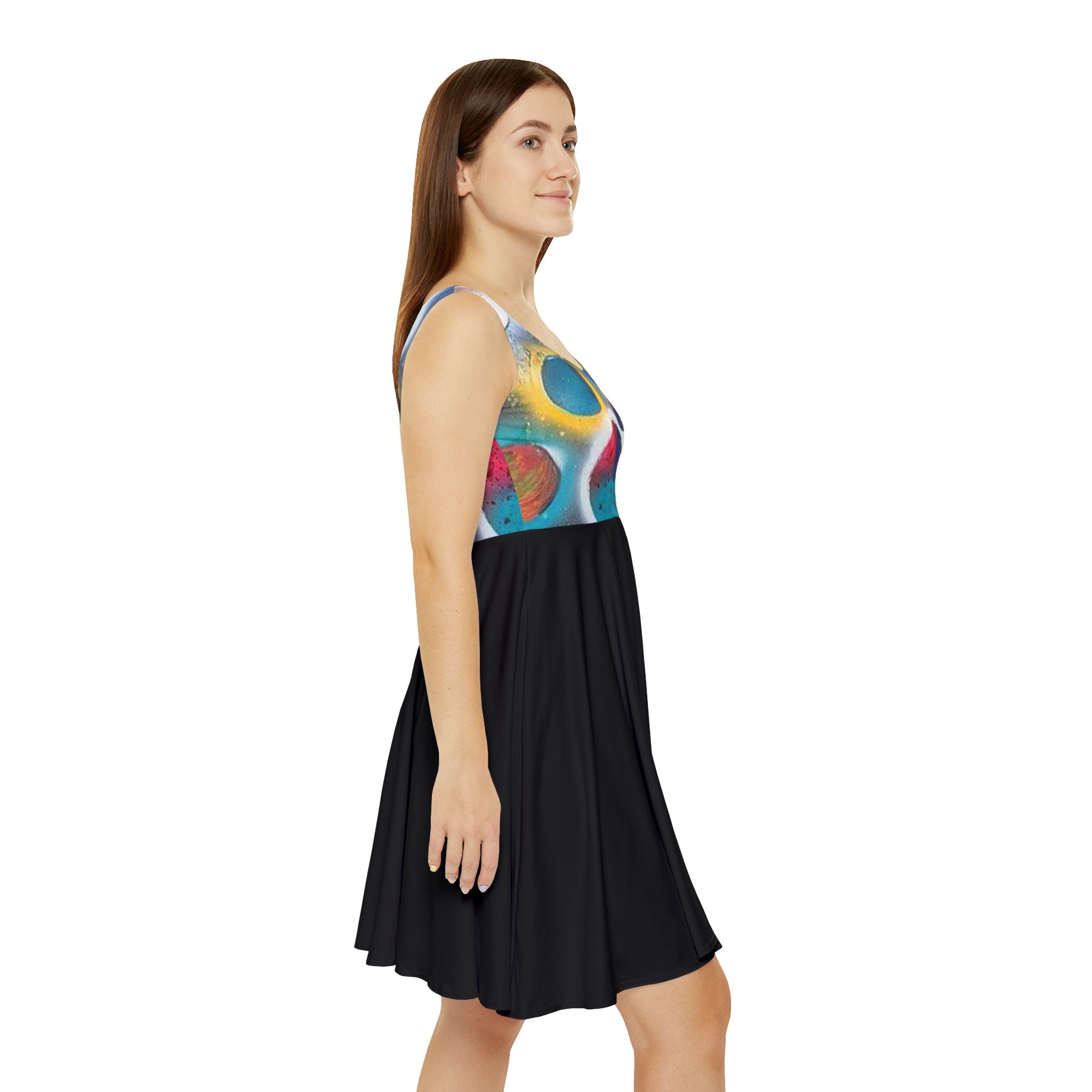 Galaxy Planets Skater Dress