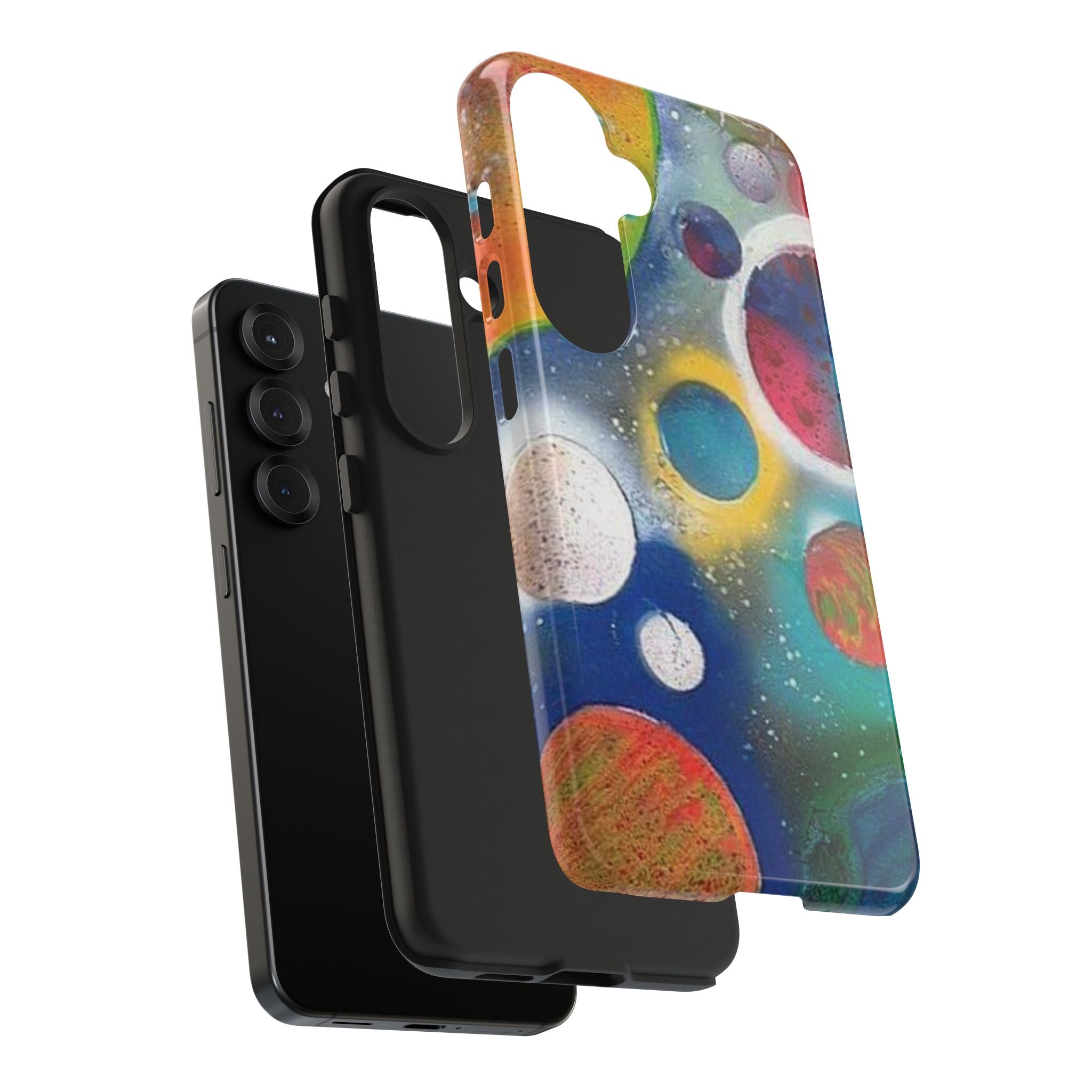 Galaxy Planets Themed Tough Phone Case (various phone options)
