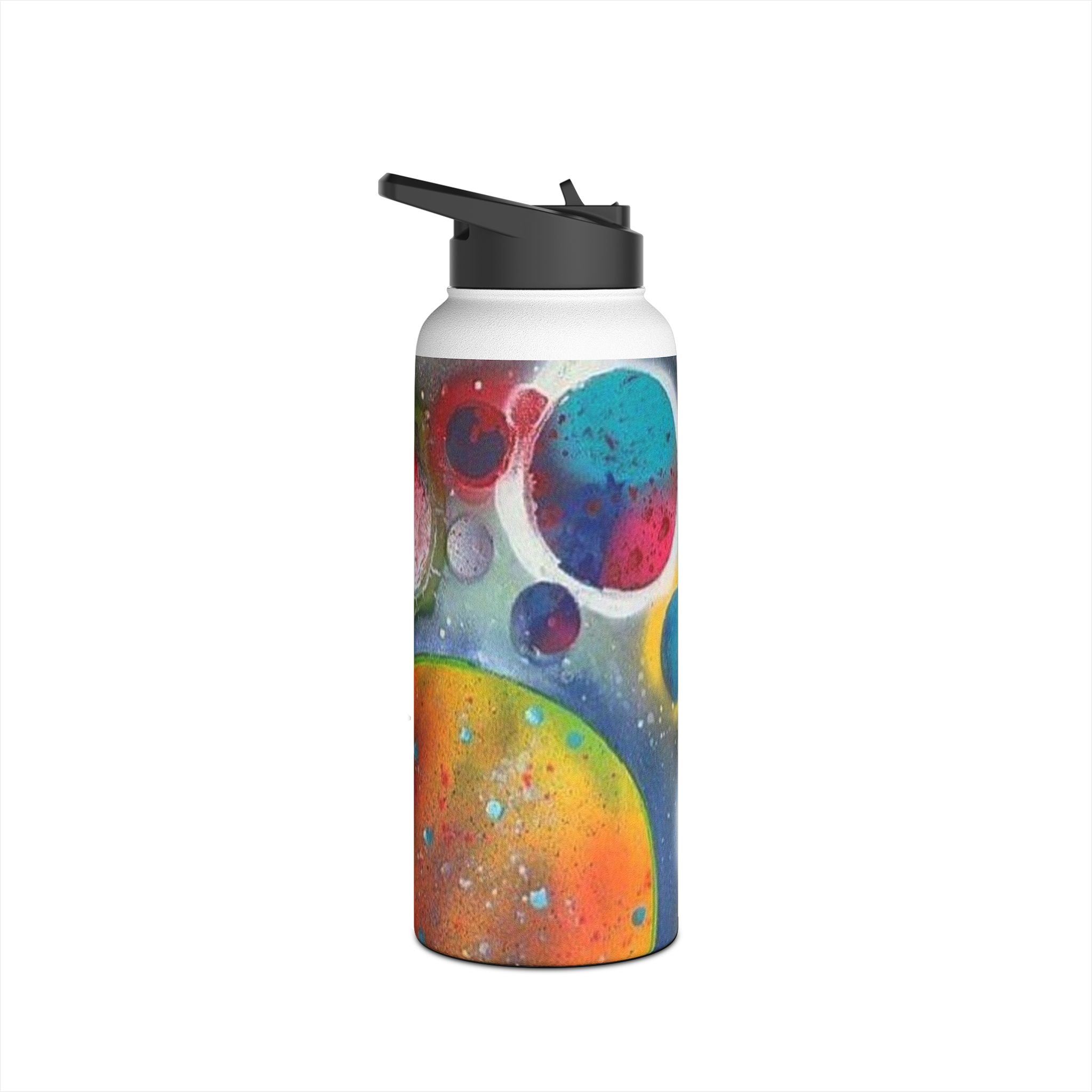 Galaxy Planets Stainless Steel Water Bottle