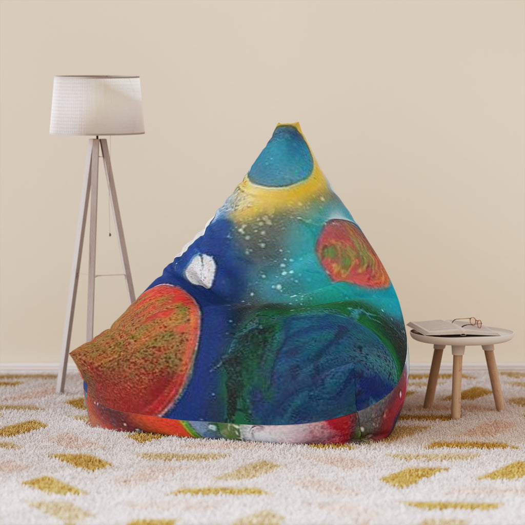 Galaxy Planets Bean Bag Slip Cover