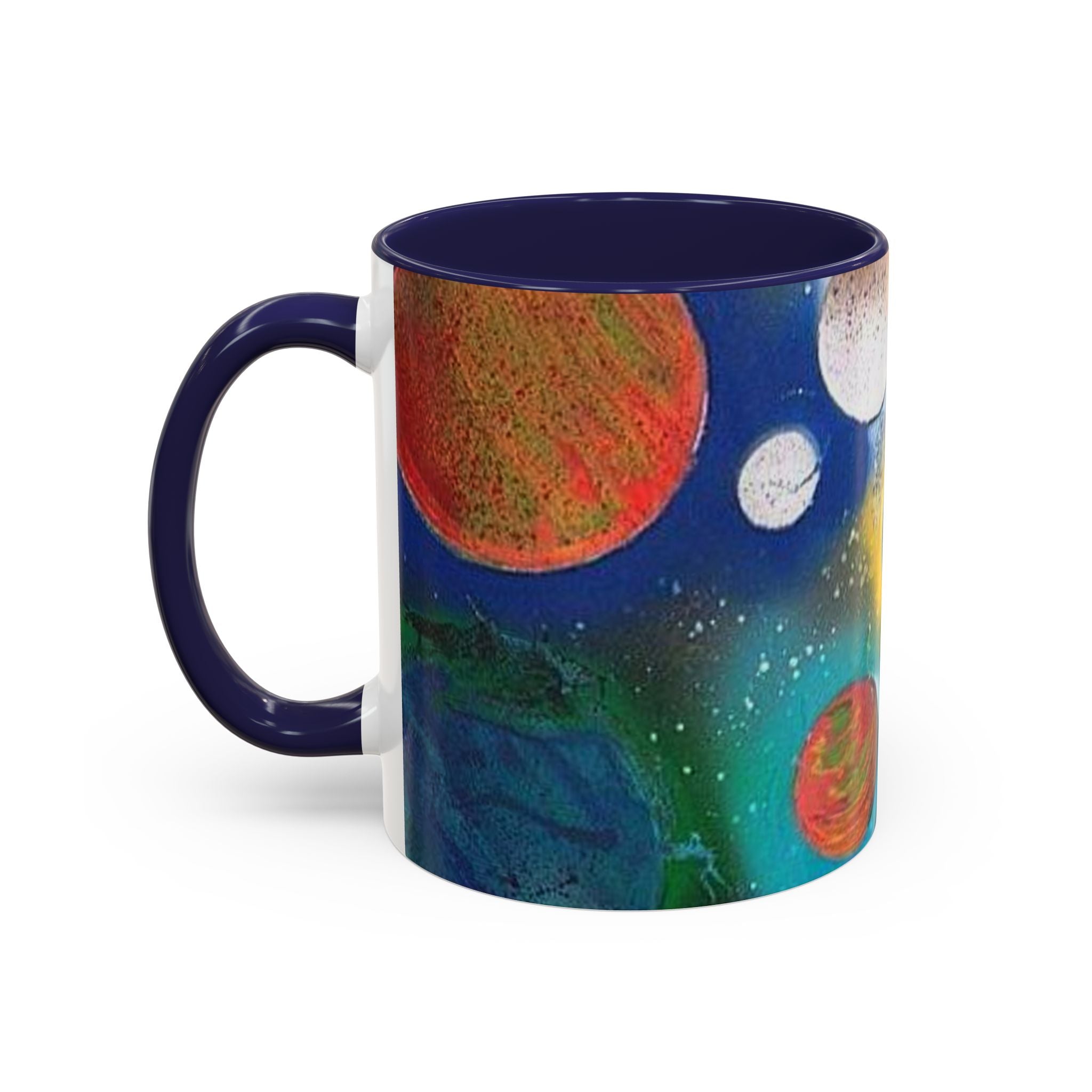 Galaxy Planets Accent Coffee Mug (11/15oz)
