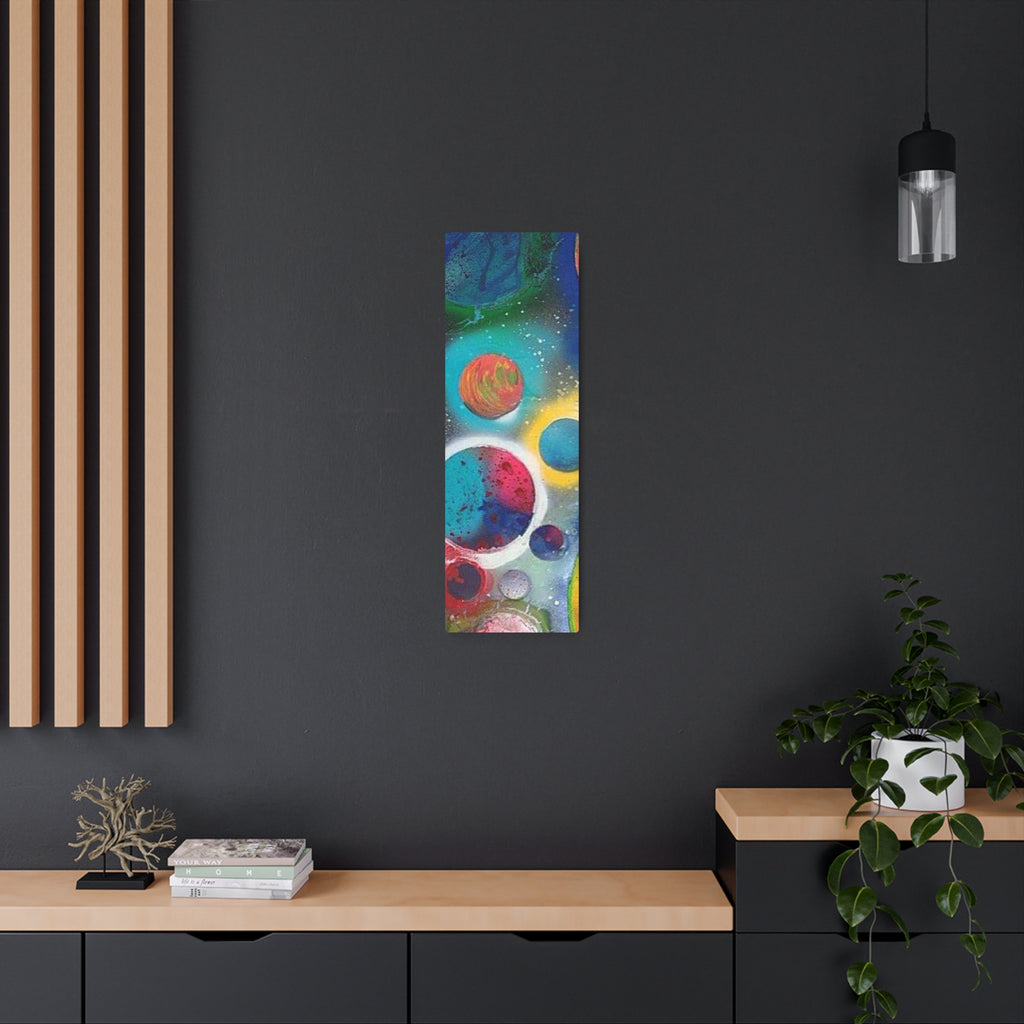 Galaxy Planets Metal Art Sign