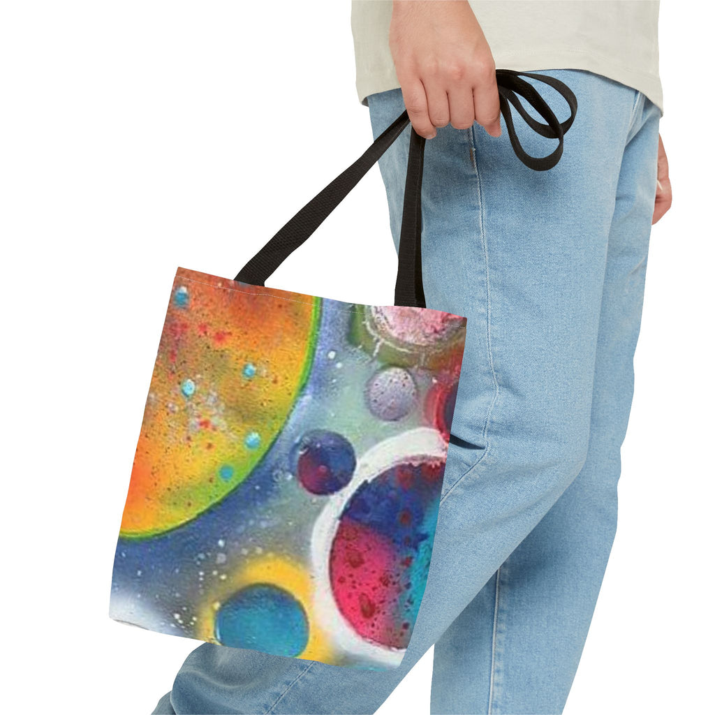 Galaxy Planets Tote Bag