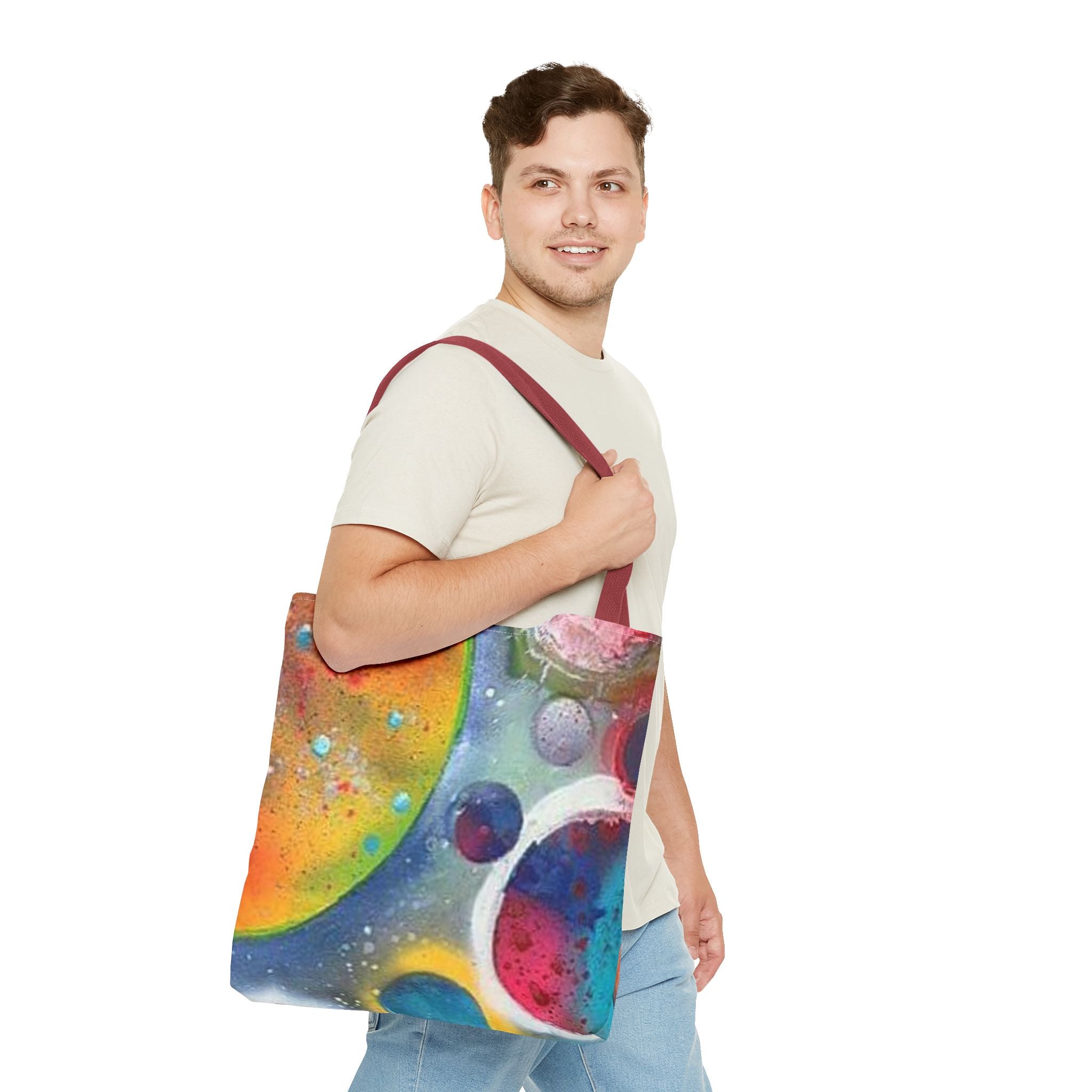 Galaxy Planets Tote Bag