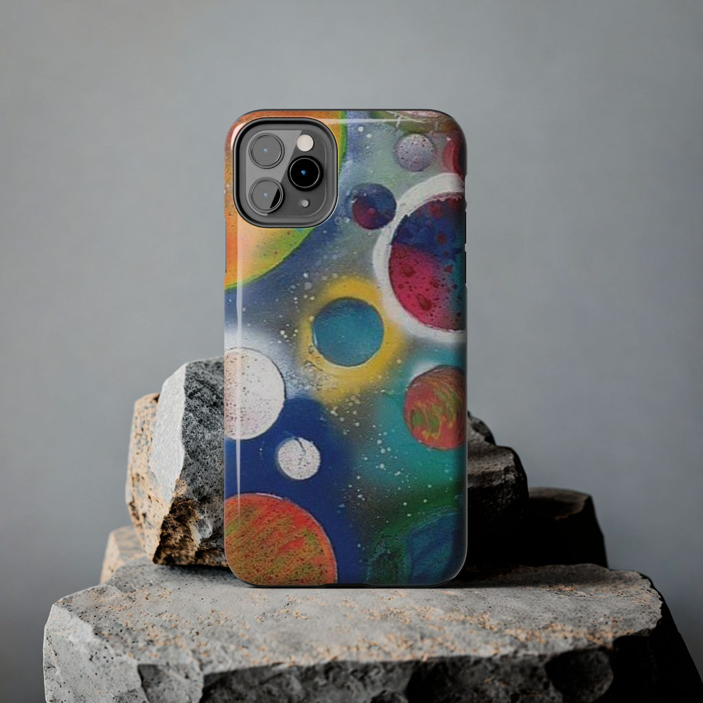 Galaxy Planets Themed Tough Phone Case (various phone options)