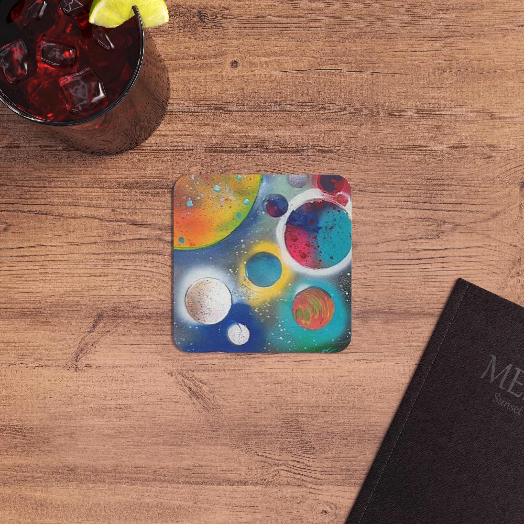 Galaxy Planets Drink Coasters Set (50/100 pcs)
