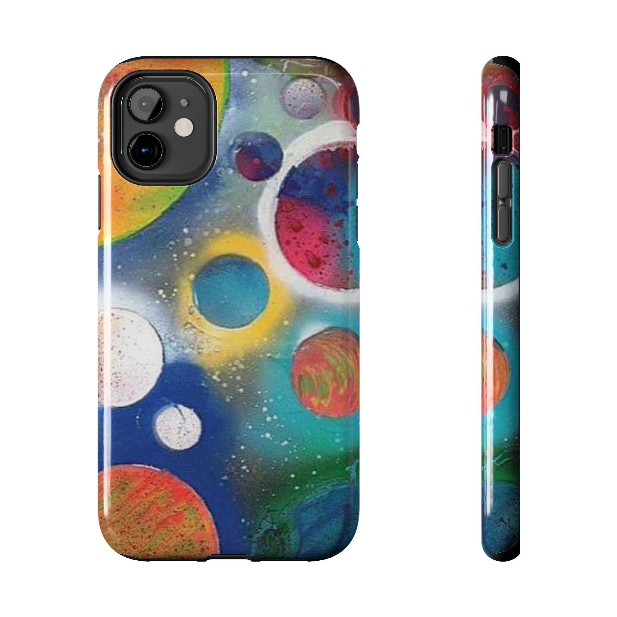 Galaxy Planets Themed Tough Phone Case (various phone options)