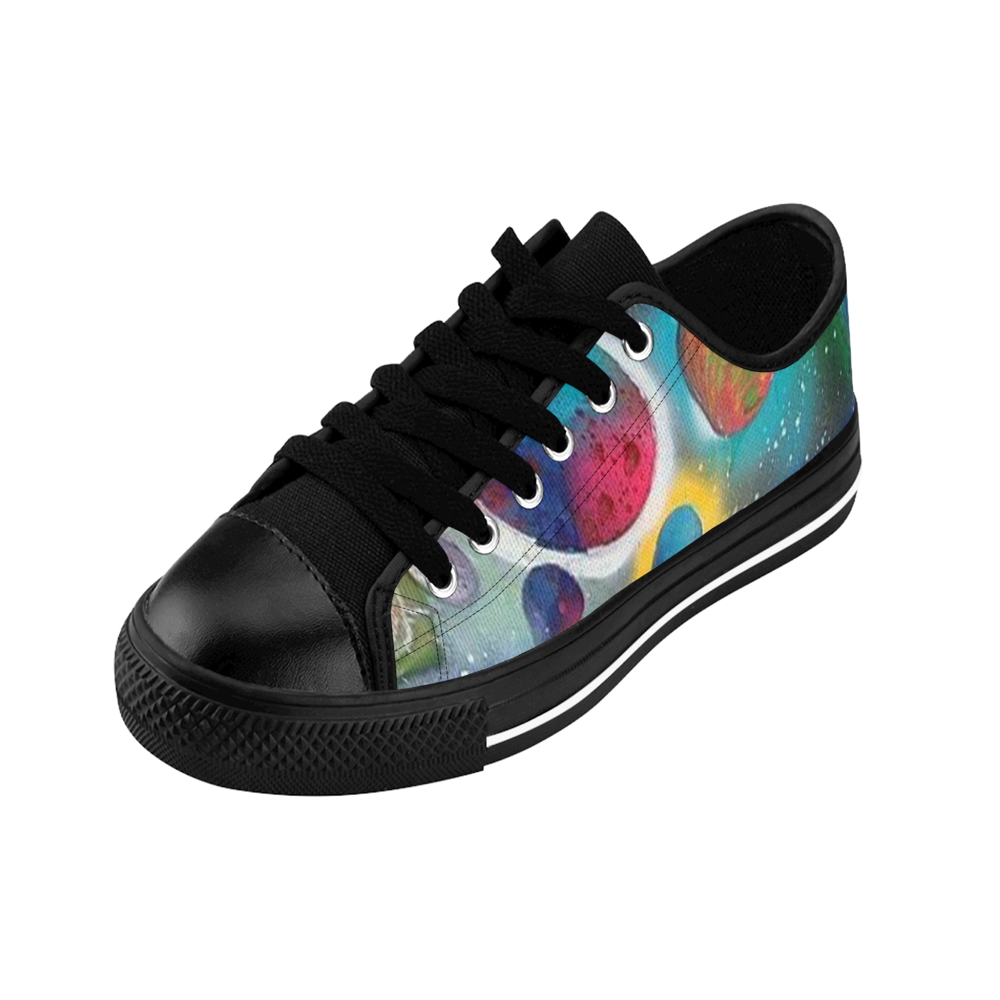 Galaxy Planets Men's Low-Top Sneakers
